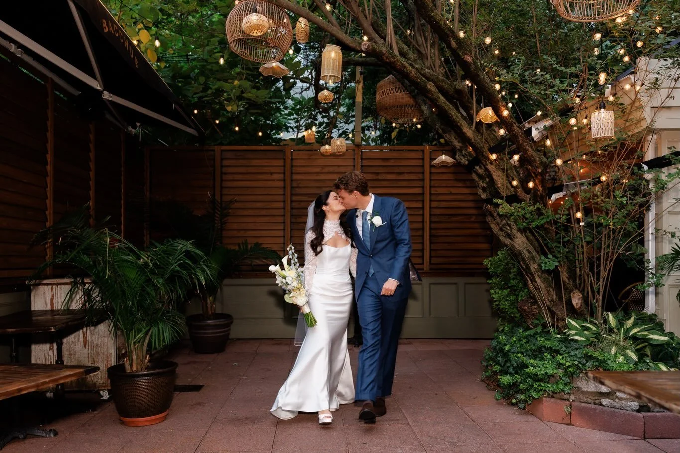Brittany and Ryan set out to create a wedding with a whimsical/slightly kitschy vibe that doesn&rsquo;t take itself too seriously. They hosted their easygoing day not too far from their Brooklyn home at Bacchus Bistro. And despite the nor&rsquo;easte