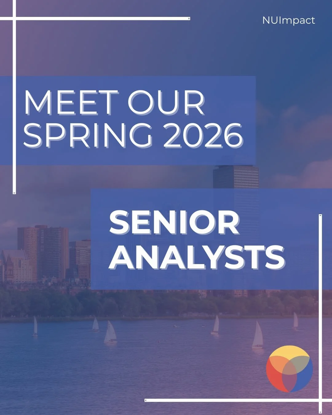 Welcome our Spring 2026 Senior Analysts! 🎉🎉

Our senior analysts oversee our 5 verticals and lead our junior analysts, research analysts, and select rotational associates.