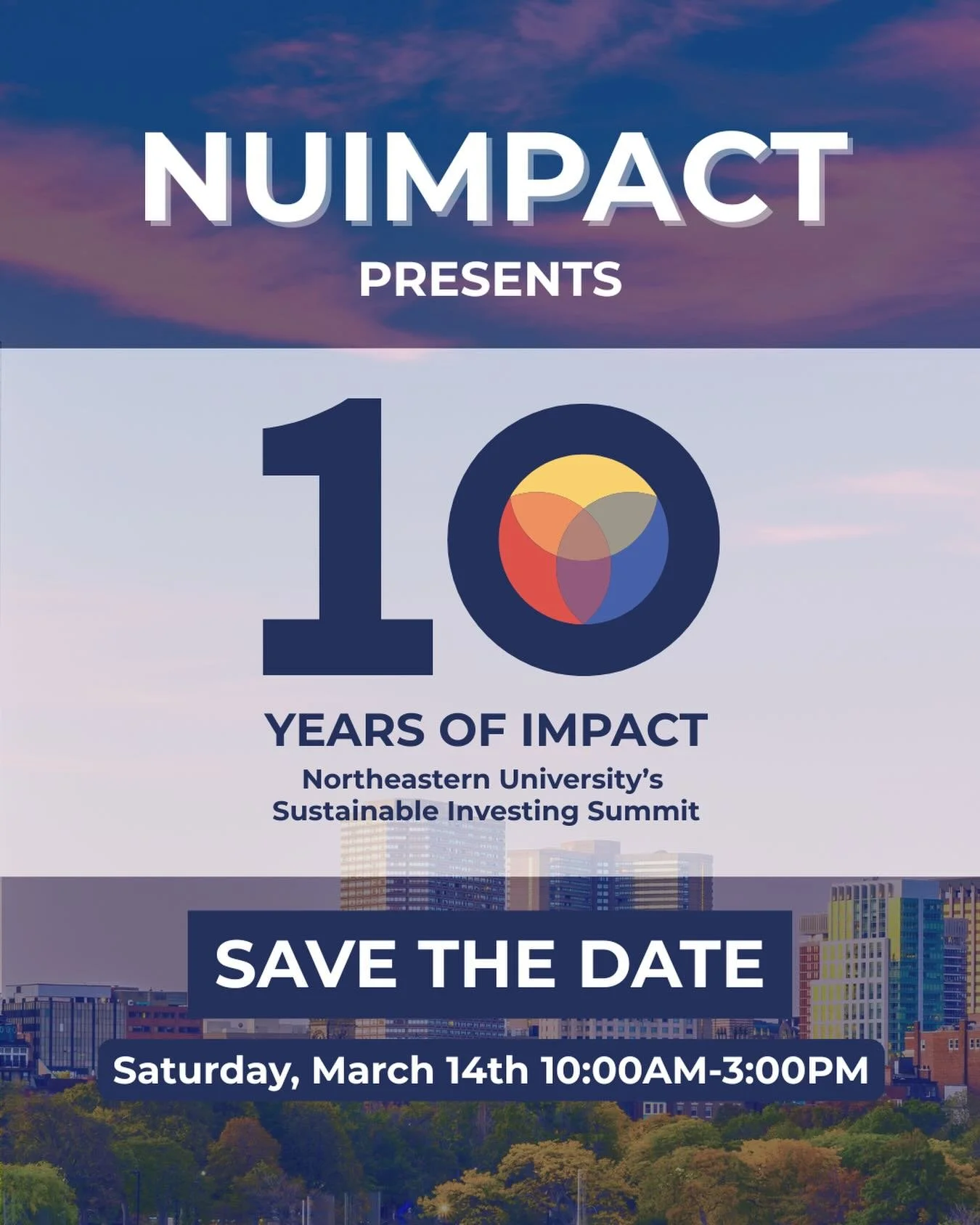 NUSIS 2026 is here 🌱💡
3.14.26. Save the date. Tickets and more information coming soon&hellip;