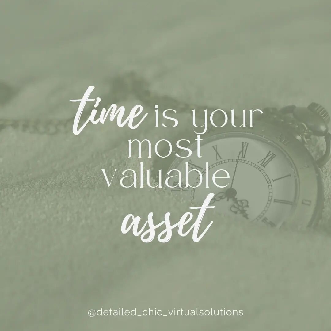Time is the most precious thing we have ✨️

Every moment that passes is a moment that we can never get back. We must use our time wisely and make the most of every opportunity that comes our way.

Whether it's spending time with loved ones, pursuing 