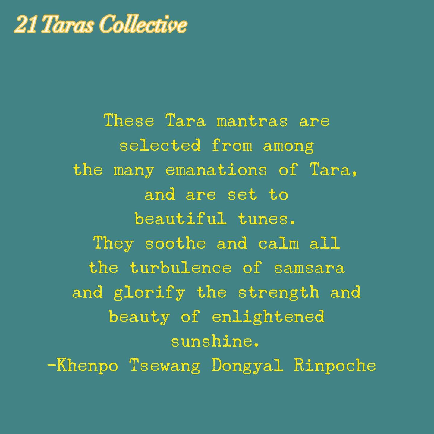 Thank you to Khenpo Tsewang Dongyal Rinpoche for these kind, beautiful words in support of our project. 🙏🏼🙏🏾🙏🏼

Four years ago when Lama Tsultrim Allione suggested we seeks the blessings of the lineage holders as we embarked on the 21 Taras jou