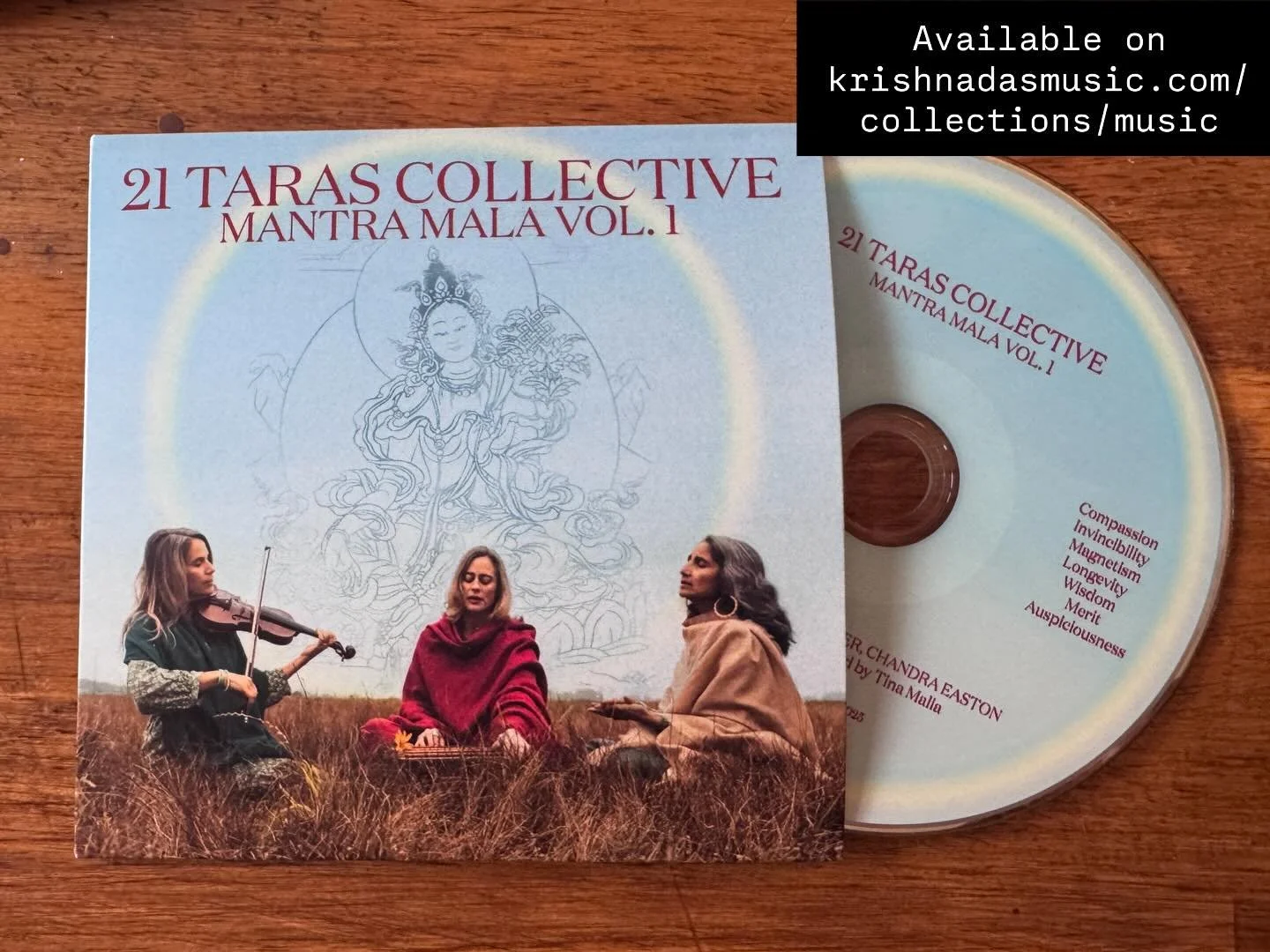 Some of you have told us that you still listen to CDs! Our album Mantra Mala Vol.1 is available at https://krishnadasmusic.com/collections/music 

We&rsquo;ll also be bringing CDs to Encinitas May 16, Carlsbad May 17, Los Angeles May 19 💿💿💿

Along