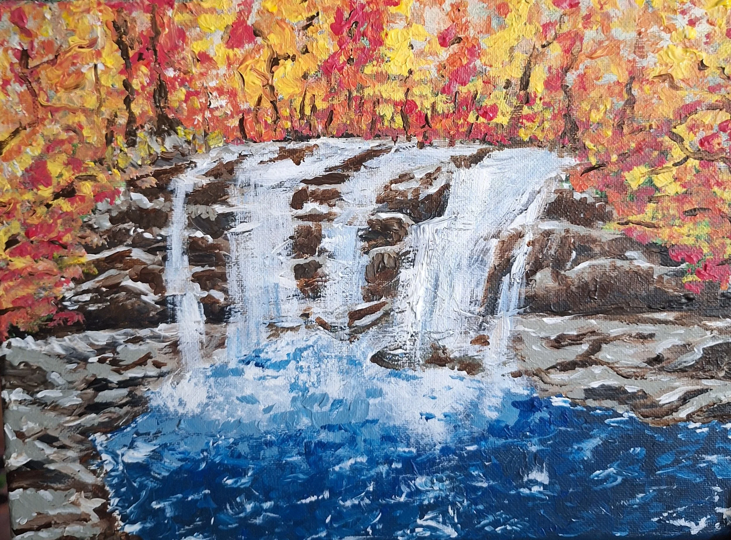 My painting She Found Herself, 2025