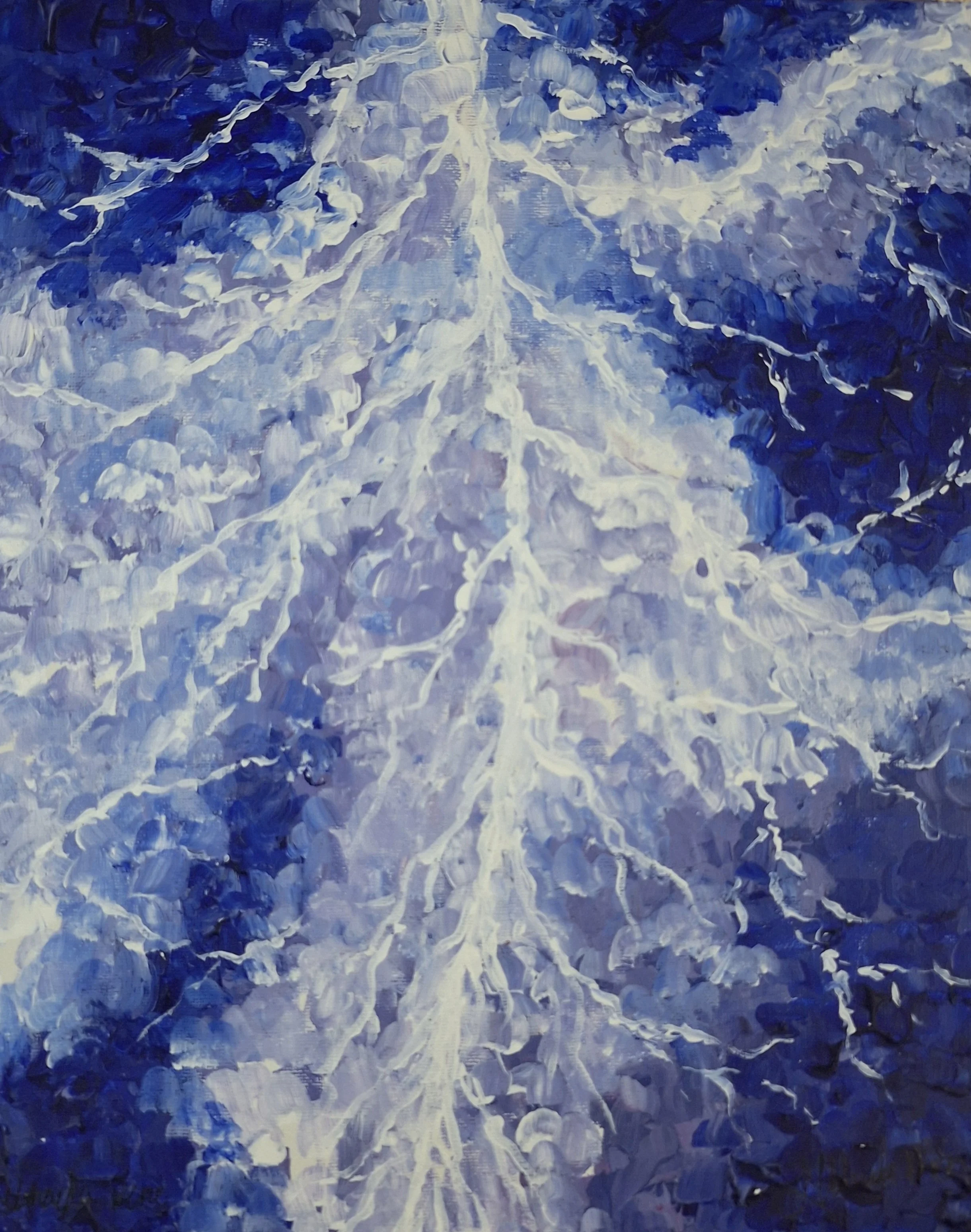 My painting Conviction, 2025