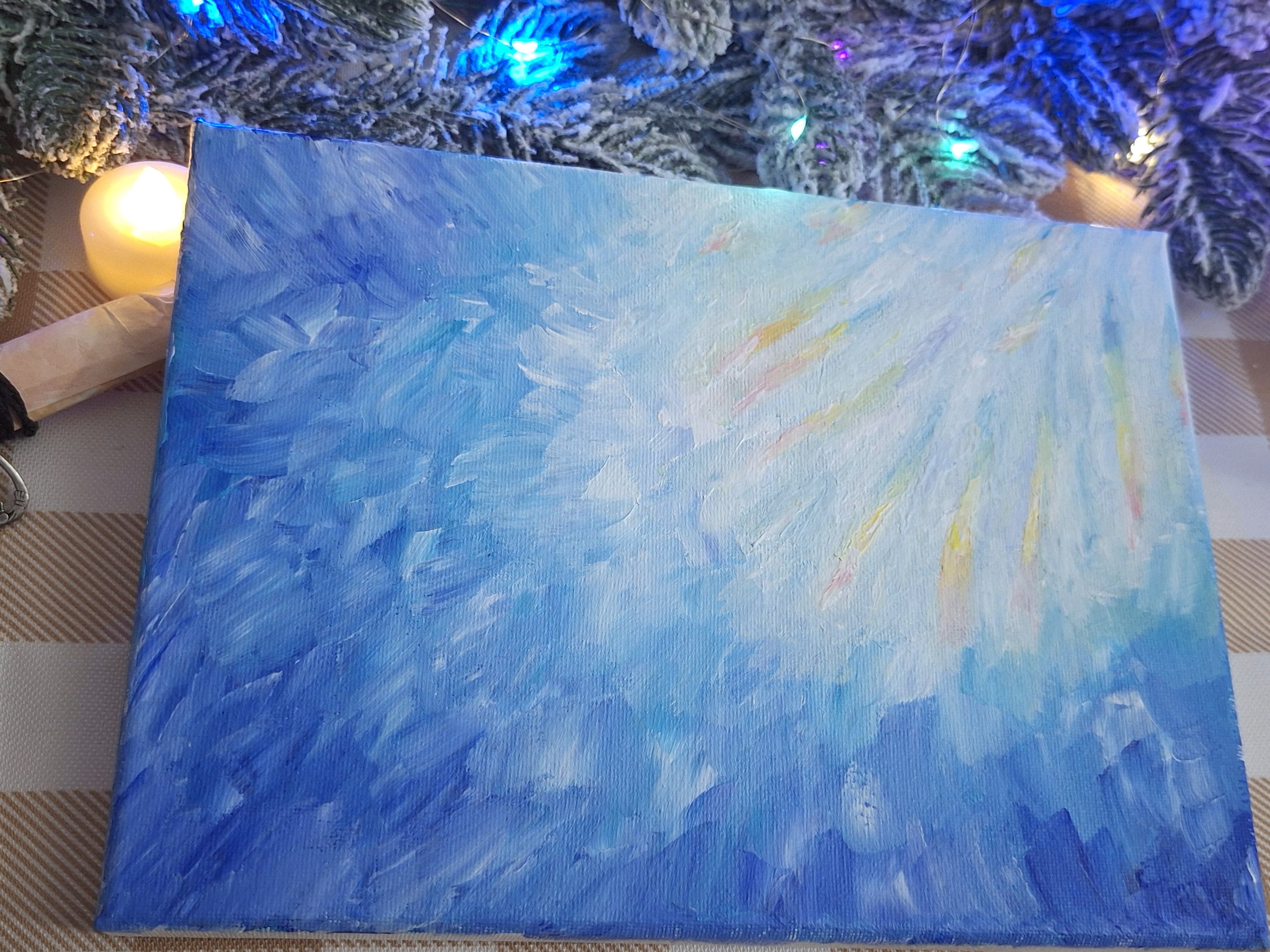 My painting Glistening Skies, 2026