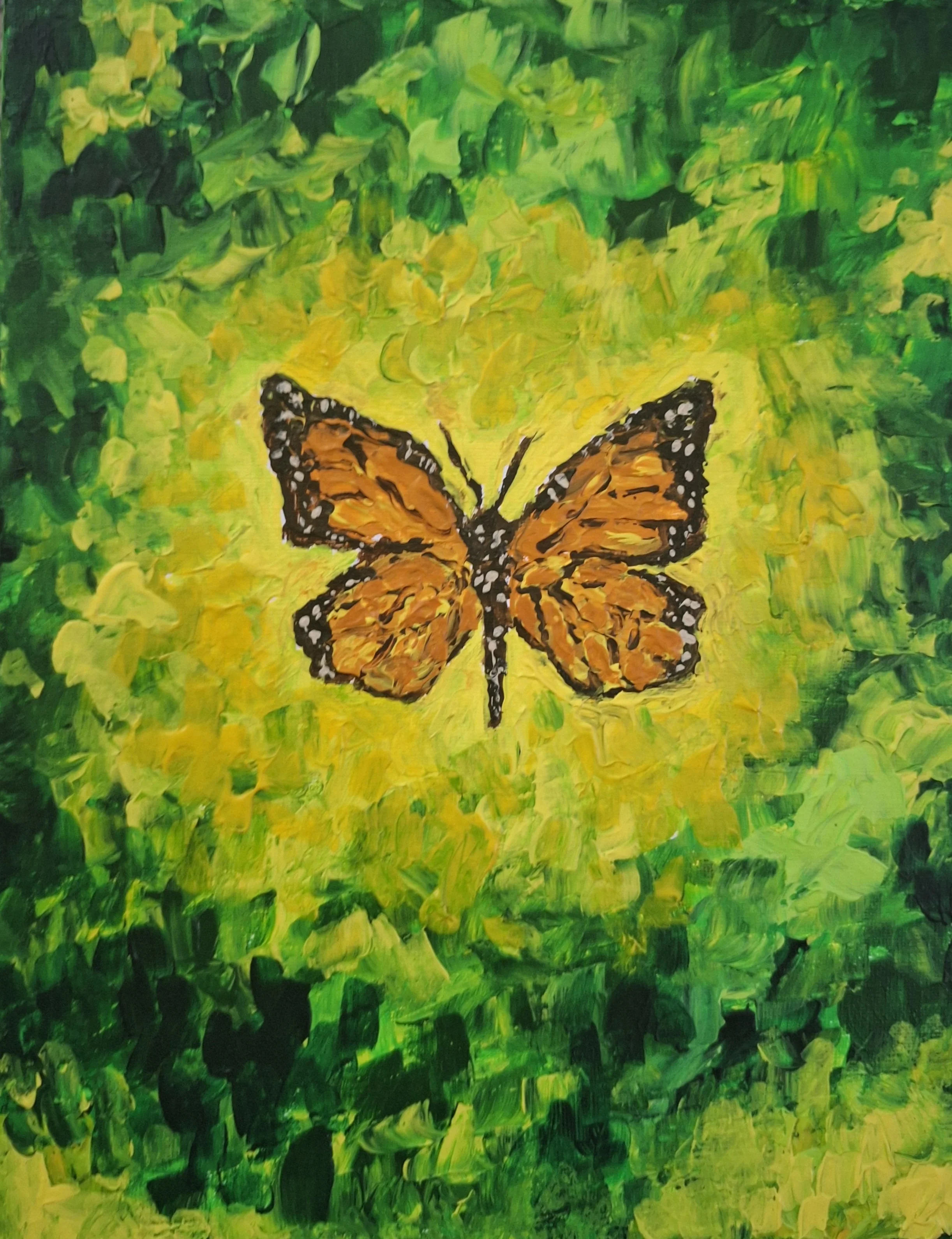 My painting Evolving Dreams, 2025