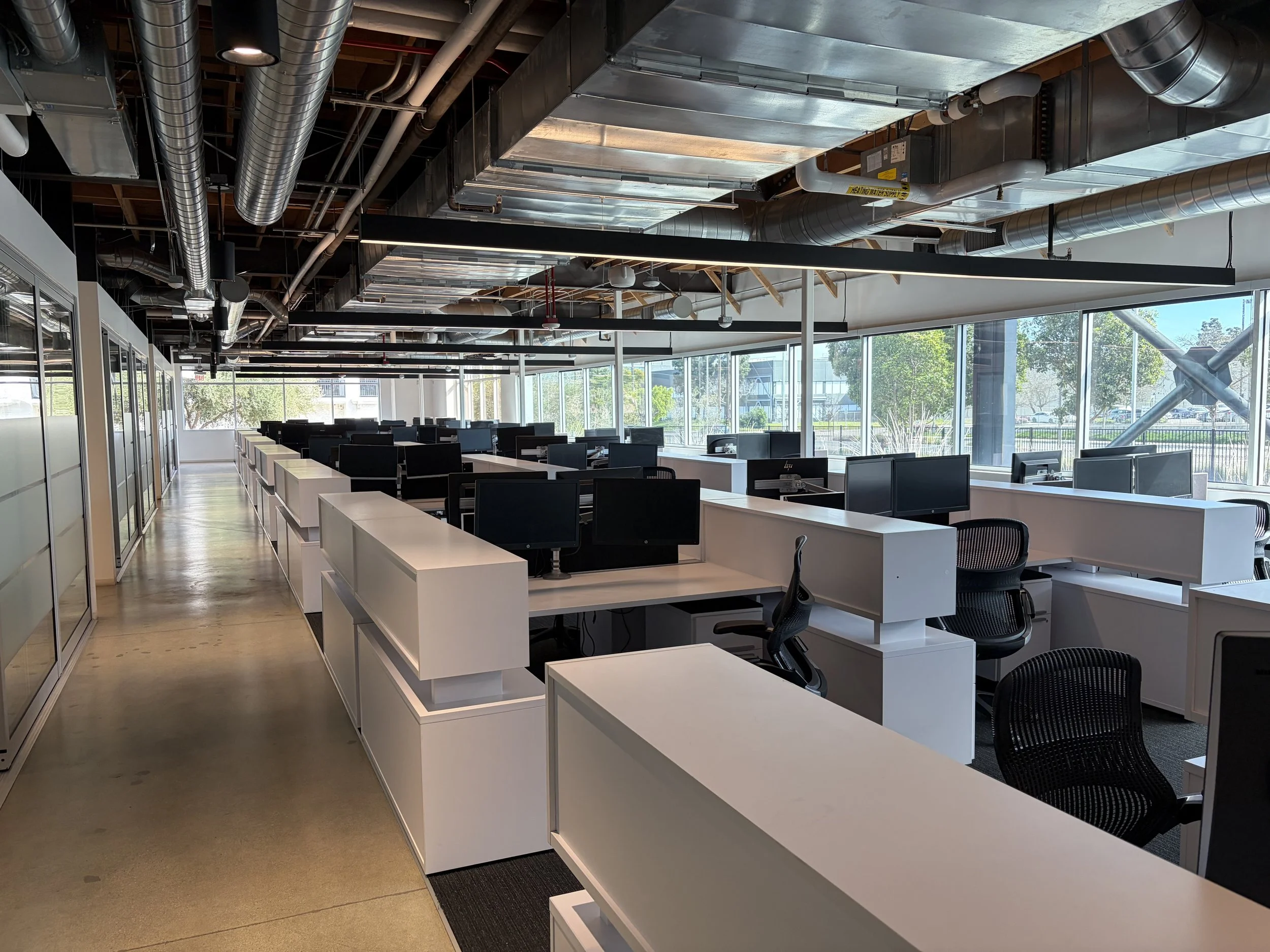 First Floor Cubicles and Hallway
