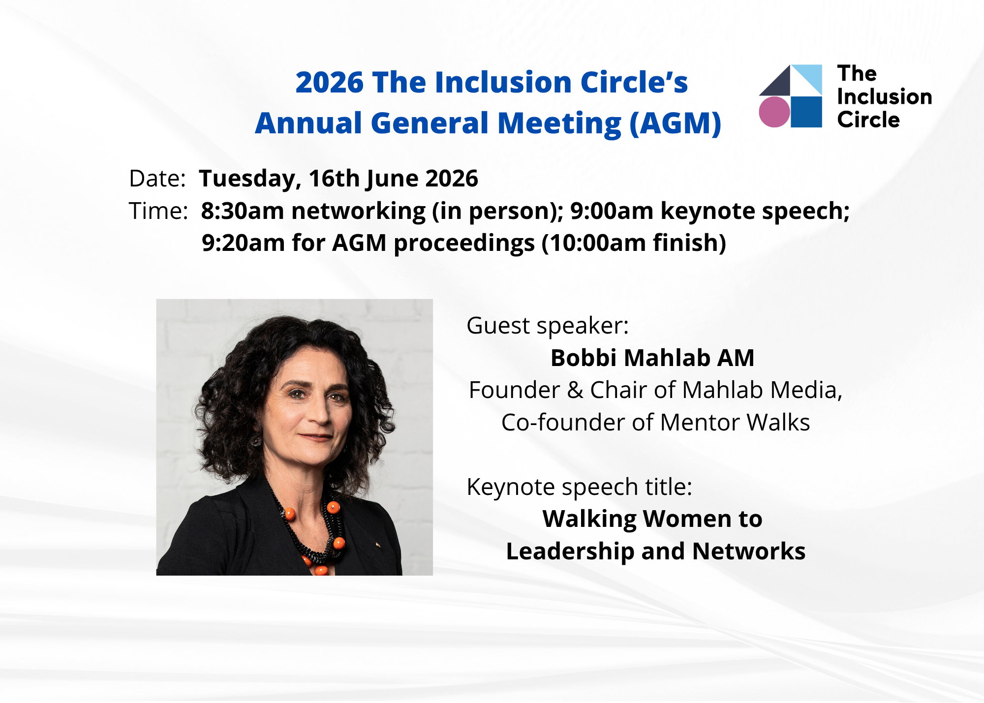 2026 The Inclusion Circle Annual General Meeting
