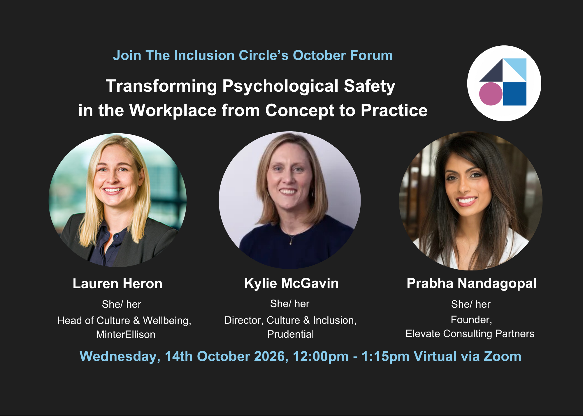 Forum: Transforming Psychological Safety in the Workplace from Concept to Practice