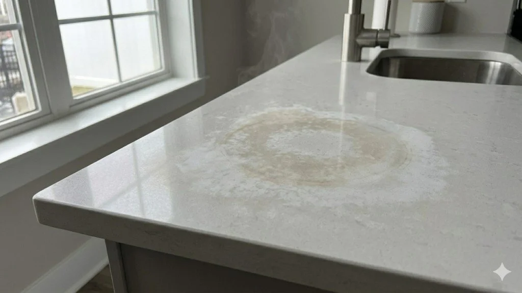 heat damage - discolouration