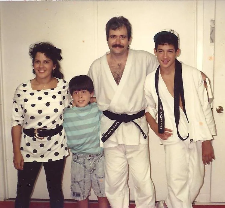 Young Eric and his family