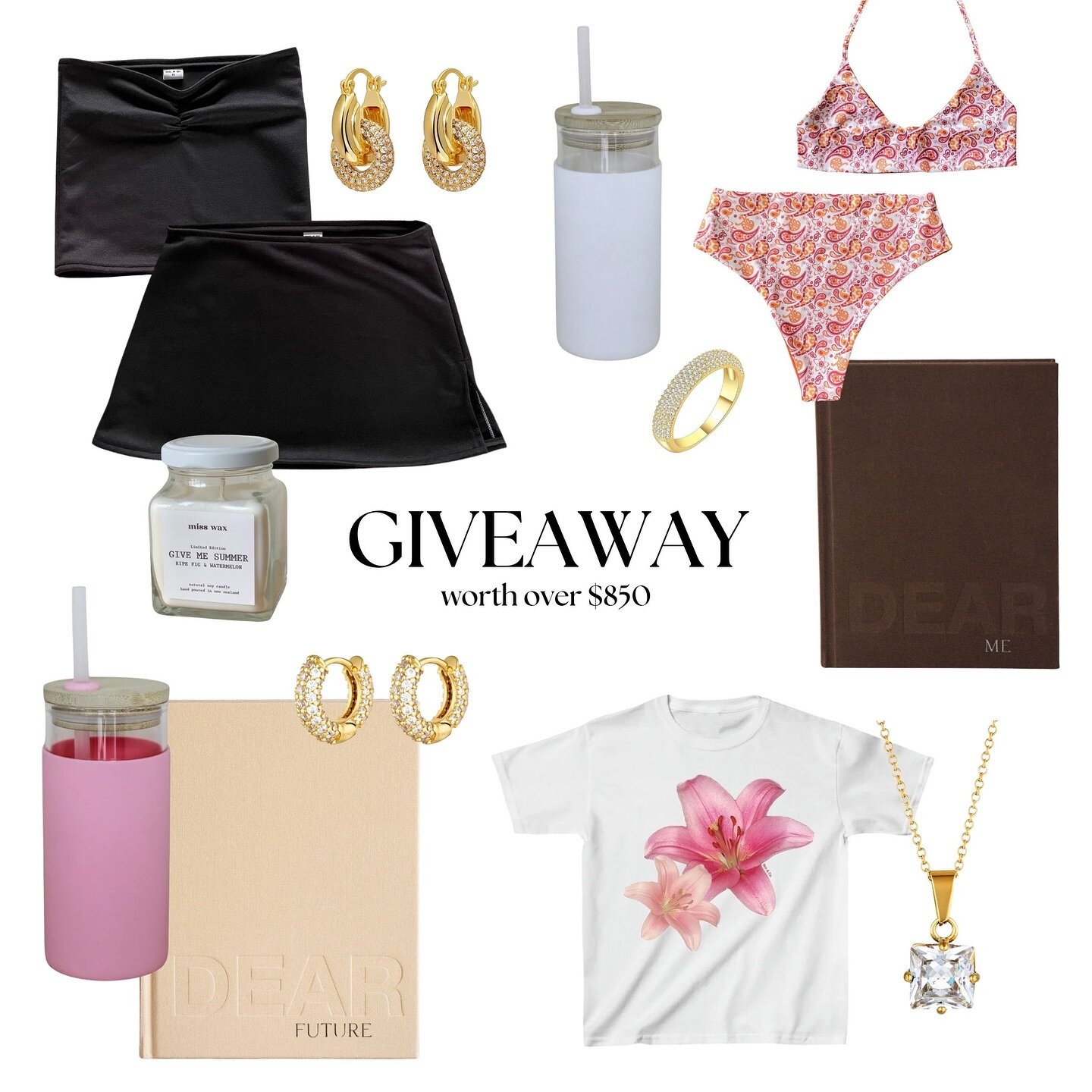 💗🤍 GIVEAWAY 🤍💗

The early Christmas giveaway you have all been waiting for is here. Win over $850 worth of goodies from your favourite brands.

The prize includes 
$150 voucher from @studiozjewels 
$150 voucher from @_tydecollective 
$150 voucher