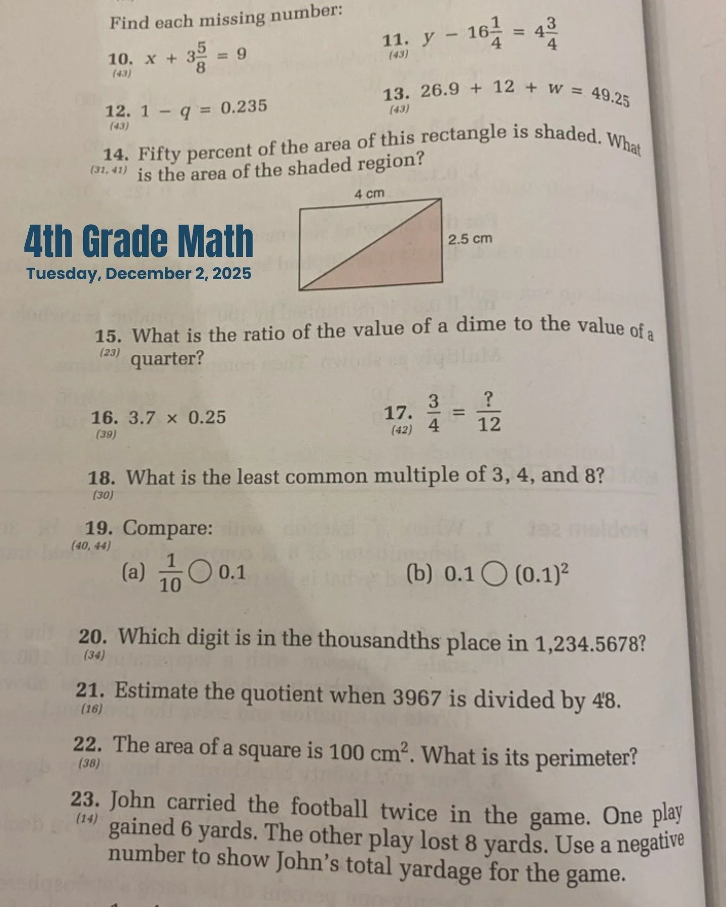 Our third- and fourth-grade boys are diving into some impressive math work&mdash;and here&rsquo;s a sneak peek! The third-grade worksheet you see is actually from one of our second graders, who&rsquo;s already working a level ahead.

At Hawthorn, we 