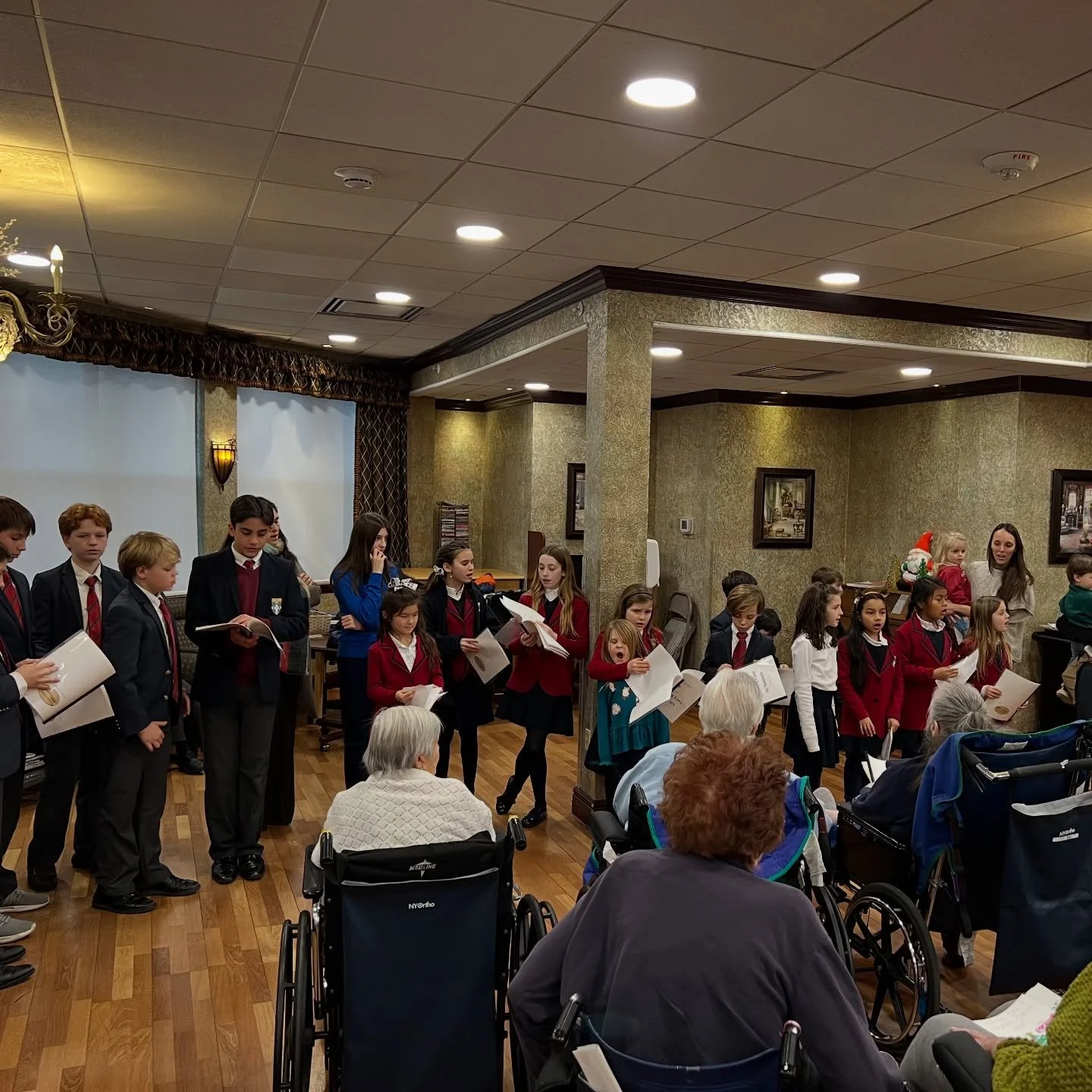 How are you spreading joy this Christmas season? Our students were blessed with the opportunity to share songs and poems with the residents of Waterview in Purdys yesterday. Merry Christmas to our neighbors there!