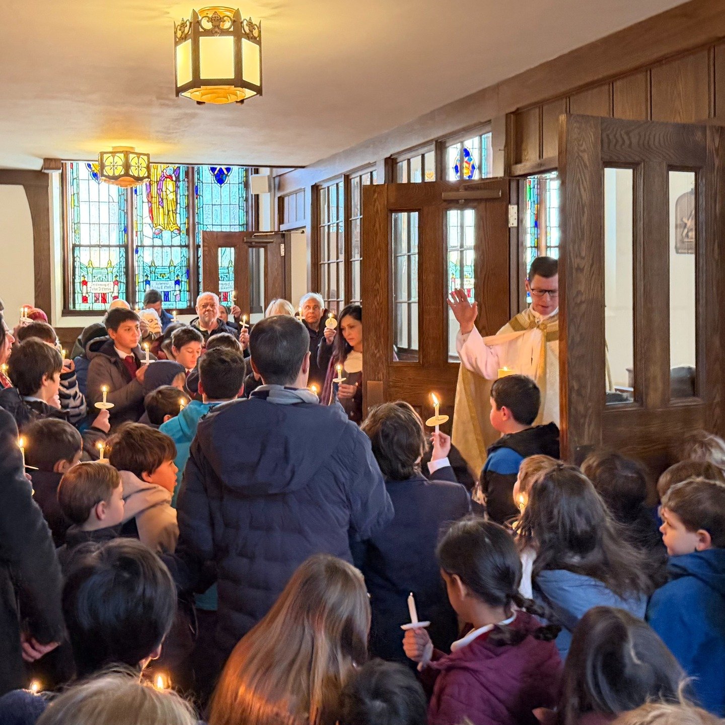 Candlemas reminds us that Christ is the Light no darkness can overcome. 🕯️
Today, our school gathered to receive that light&mdash;and to carry it forward together.