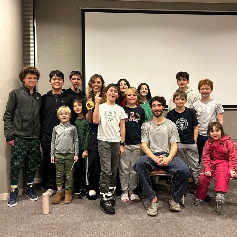 A throwback in honor of the Winter Olympics of our Hawthorn crowd in Japan getting to make the company of some Winter Olympians past and present. Let's go Team USA - especially Chase Josey! (And Team Japan -- especially Ayumu Hirano!)