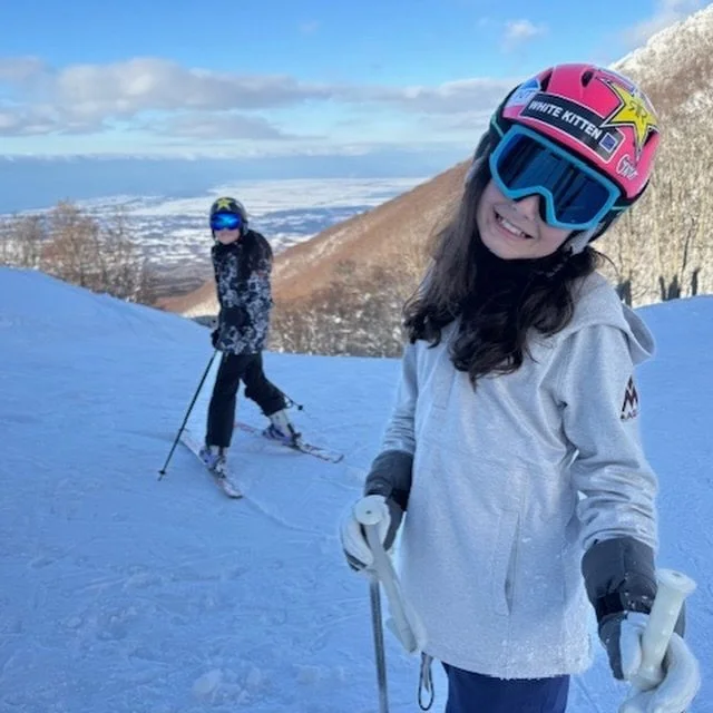 A bluebird ski day in Aomori, Japan!