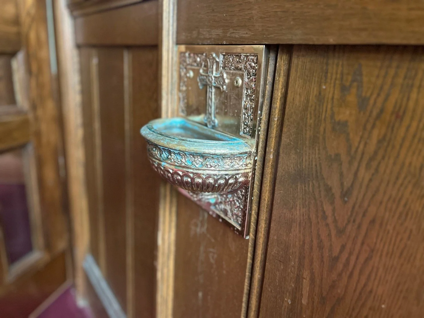 Sundays begin at the font. ✨
A quiet reminder of our baptism, our faith, and the grace that carries us into a new week.