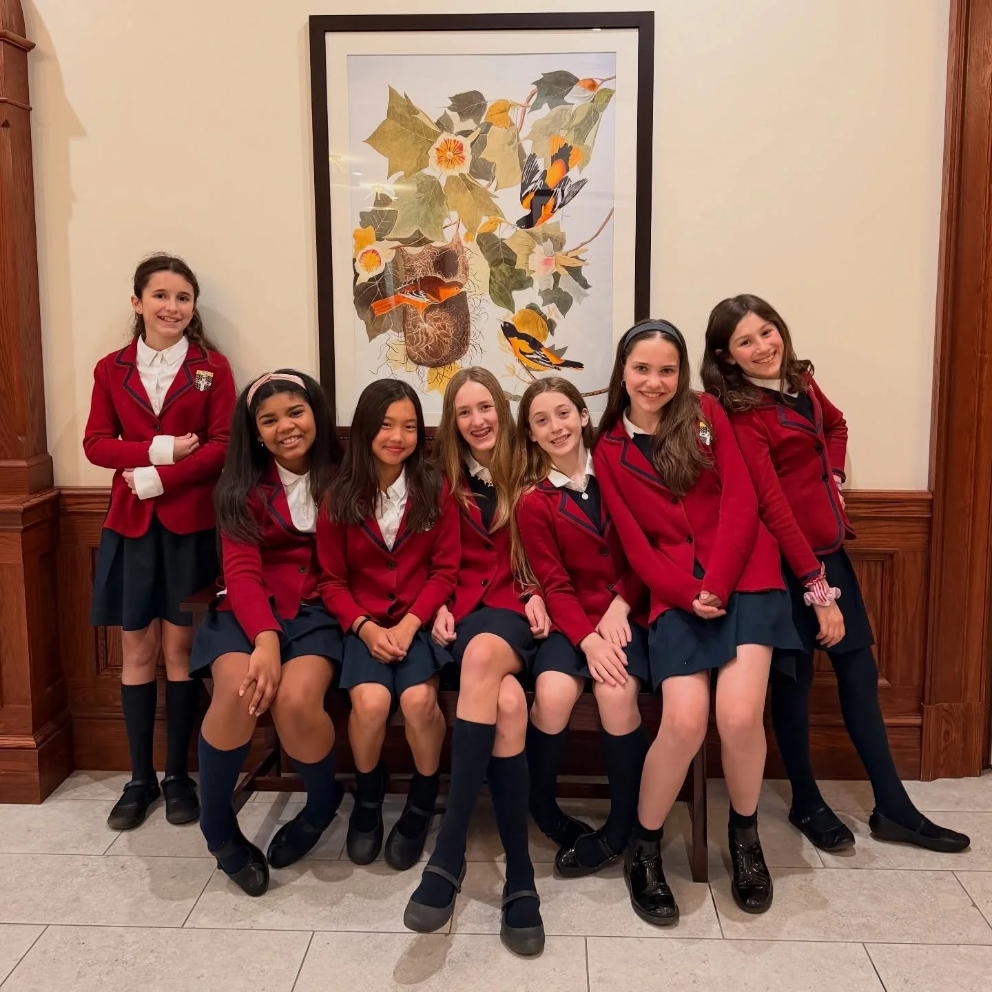 A Friday moment with our middle school girls (or at least some of them!) 🤍