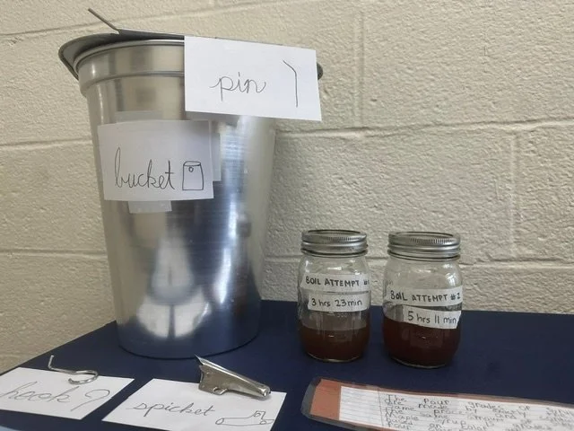 The Hawthorn pantry is a little bit sweeter after the release of our second annual maple syrup harvest!