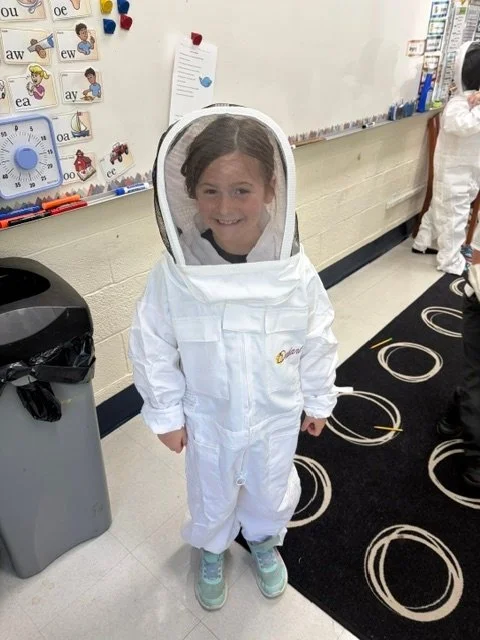 Beekeeper reporting for duty 🐝