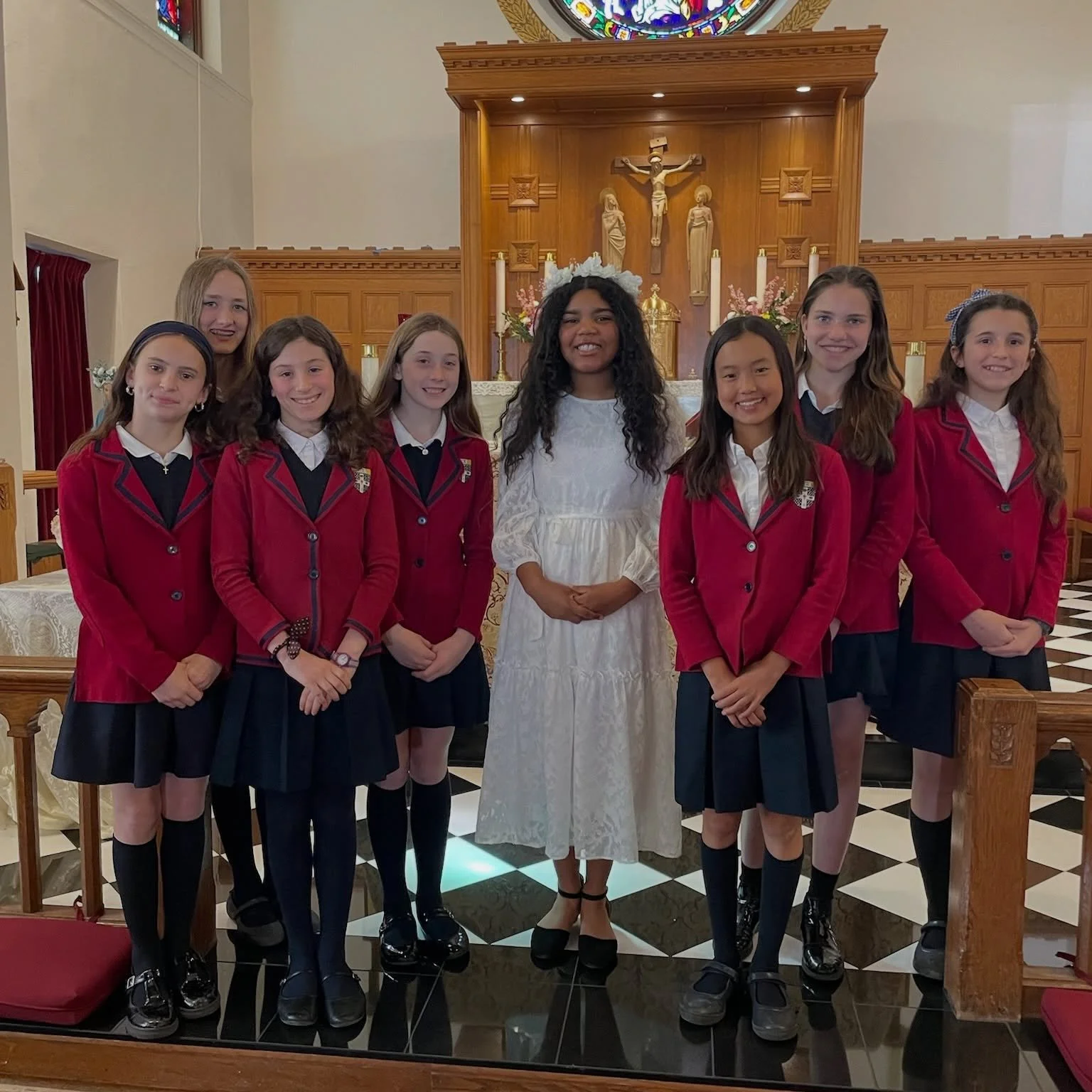 Congratulations on your first communion, Madison!