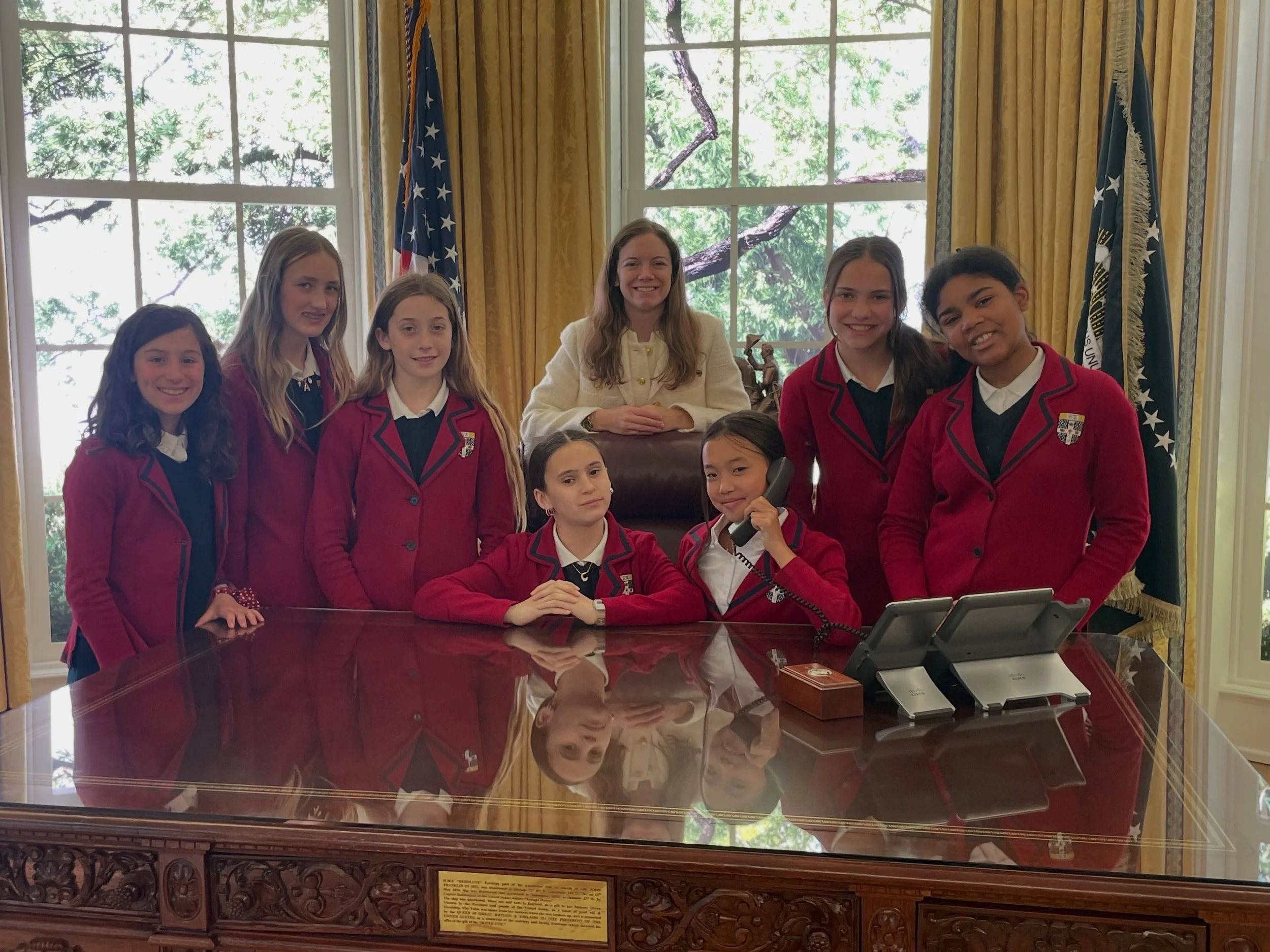Some of our girls had the chance to visit The White House (among many museums and the US Capitol) on last week&rsquo;s field trip to Washington, DC!