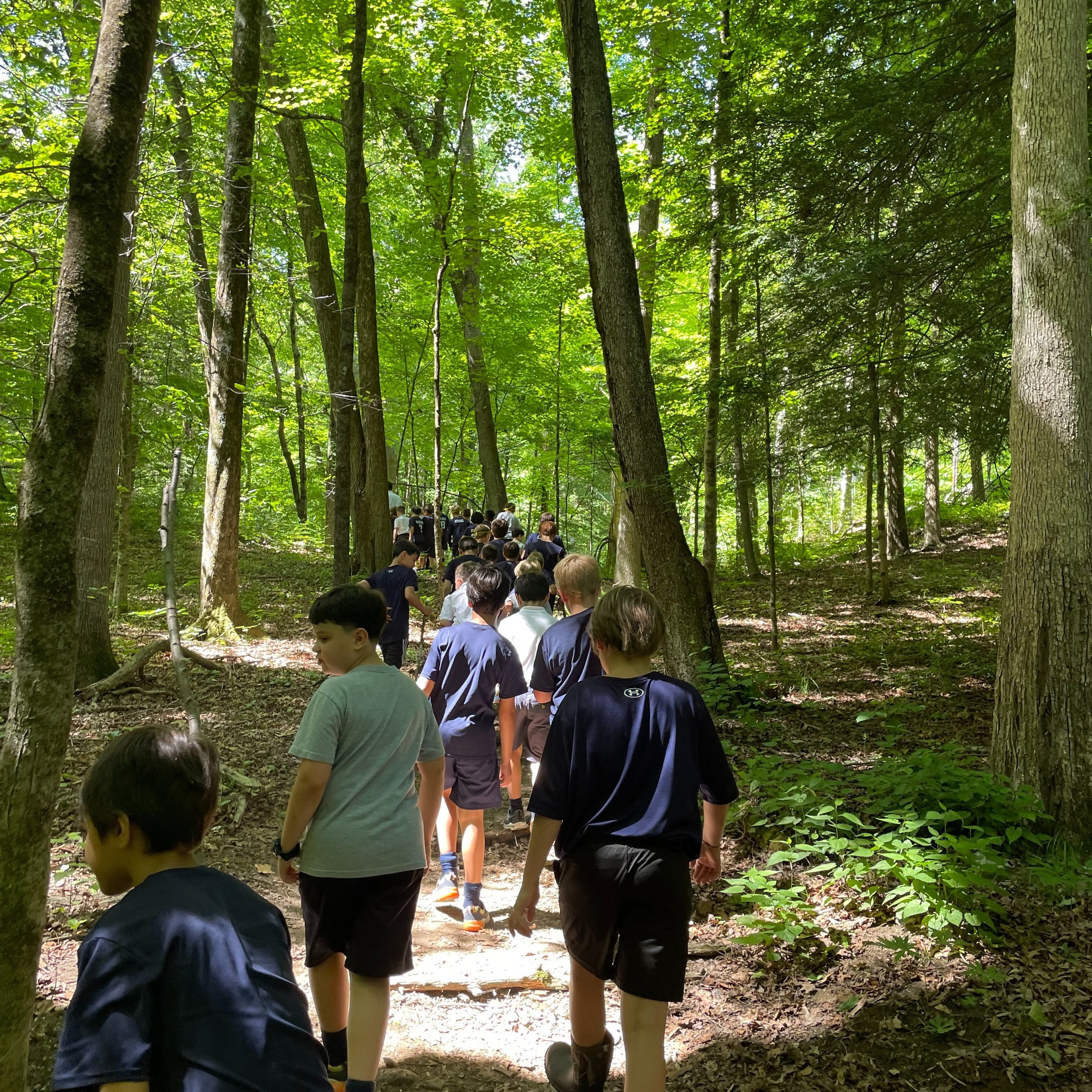 This past week, Hawthorn boys in Grades 2-7 traveled to the Mianus River Gorge Preserve for their final field trip. The Mianus River Gorge is a&nbsp;rare old-growth forest surrounding the 22-mile Mianus River.&nbsp;While there, the boys enjoyed a hik