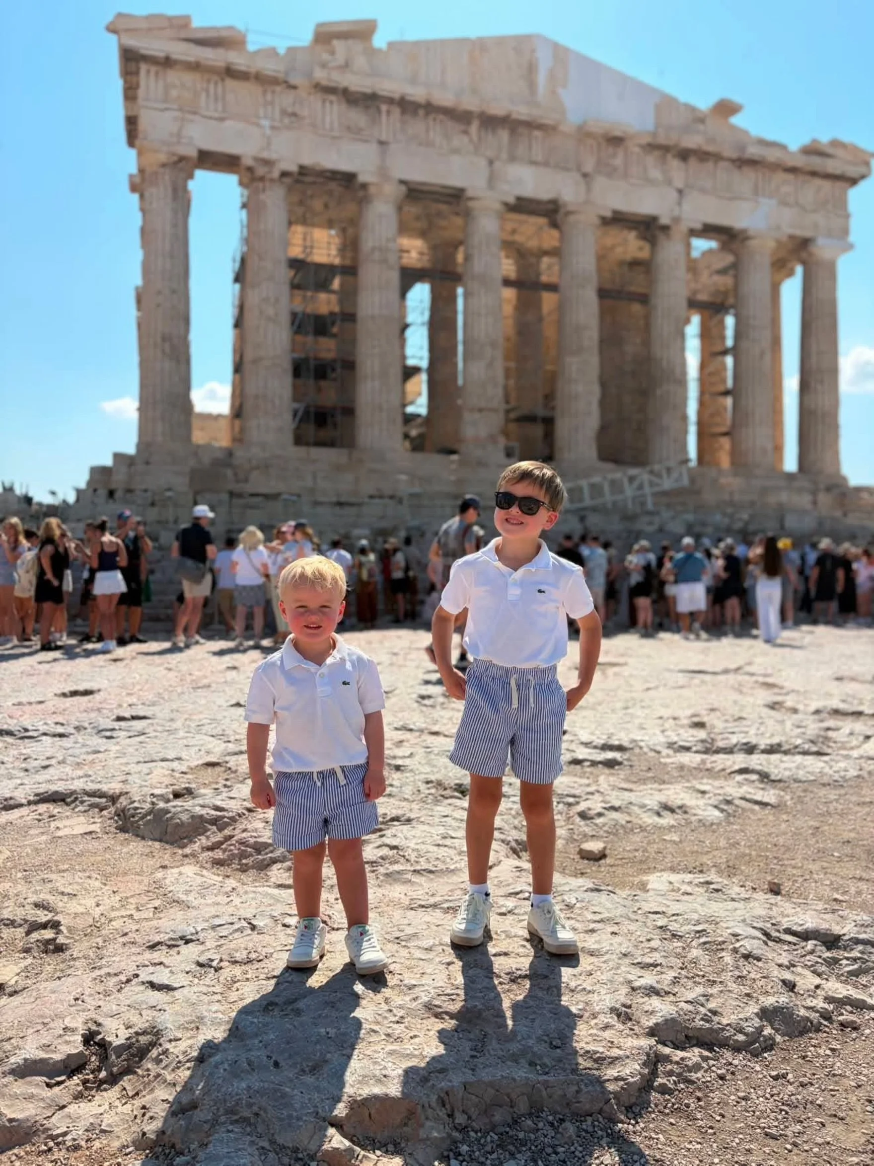 Postcard from our pals! Henrik &amp; his brother Conrad visited the Parthenon in Athens, Greece. 🇬🇷 We can&rsquo;t wait to hear more about their awesome travels this Fall!

Send us your summer update to be featured!
