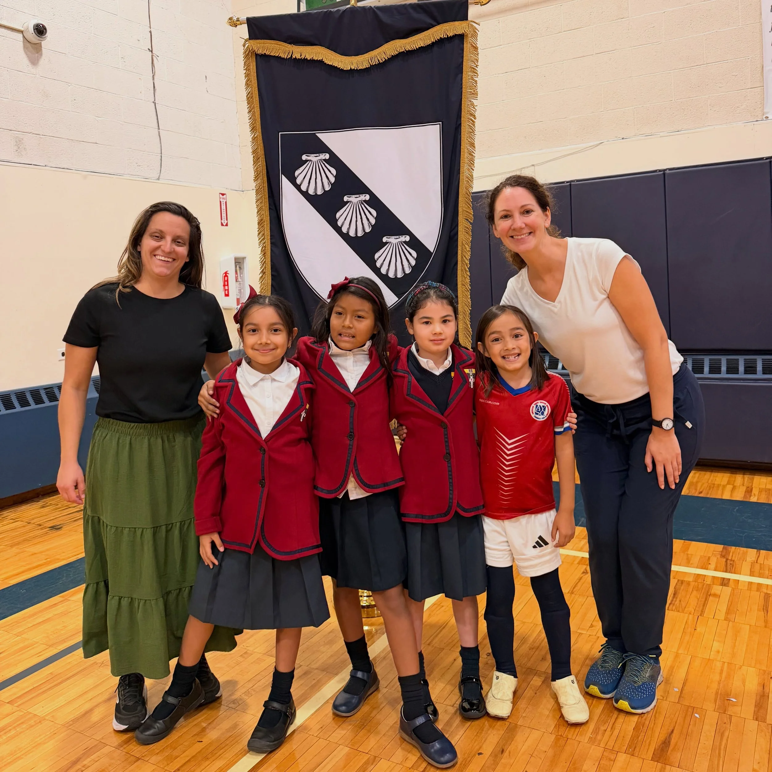House assignments were announced today!
Whether Bedford House, St. James House, Mayflower House, or Trinity House, all announcements were met with the same cheers, clapping, and hugs &mdash; a good sign for the competitions ahead! Congratulations to 