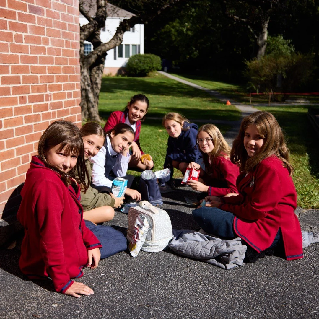 A sunny fall afternoon, lunch outside, and the kind of conversation that makes you wish the bell wouldn&rsquo;t ring. 🤍
There is something especially sweet about the friendships formed during these middle school years. At Hawthorn, our small classes
