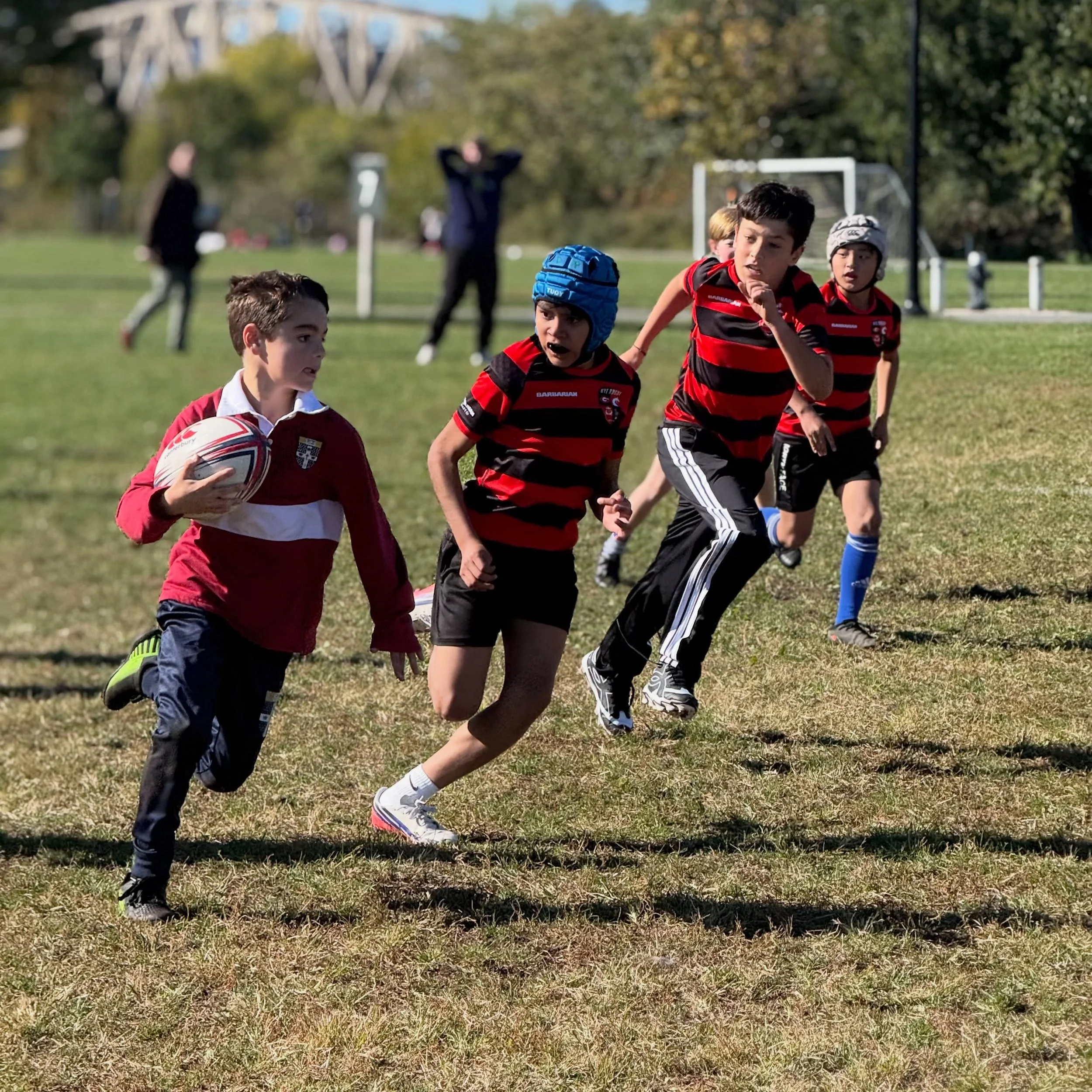 The boys' rugby season is off to a strong start with a strong showing this past weekend at Randall's Island. We look forward to seeing everyone in Pelham this weekend!