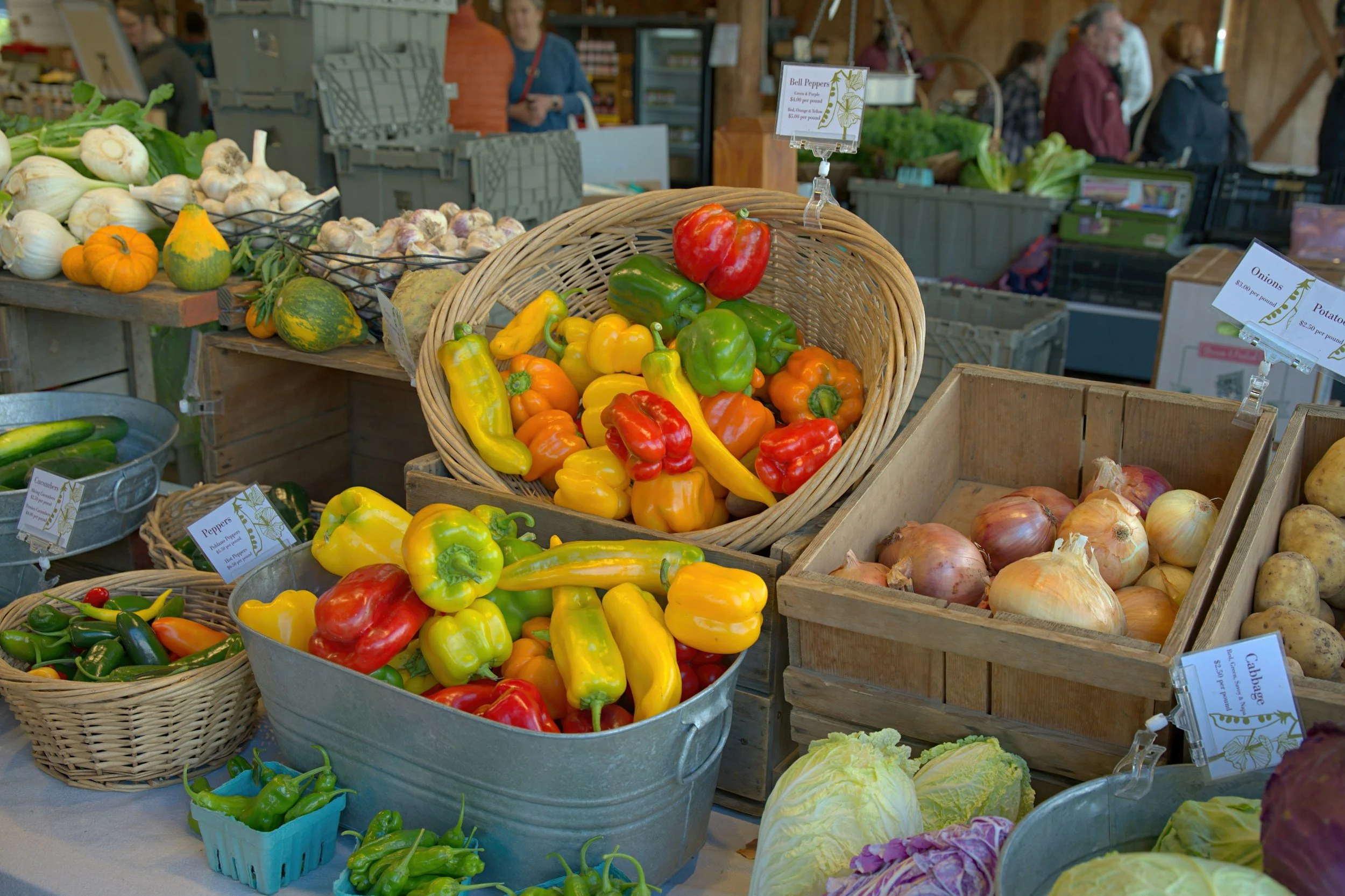 Fresh fruit & vegetable giveaway