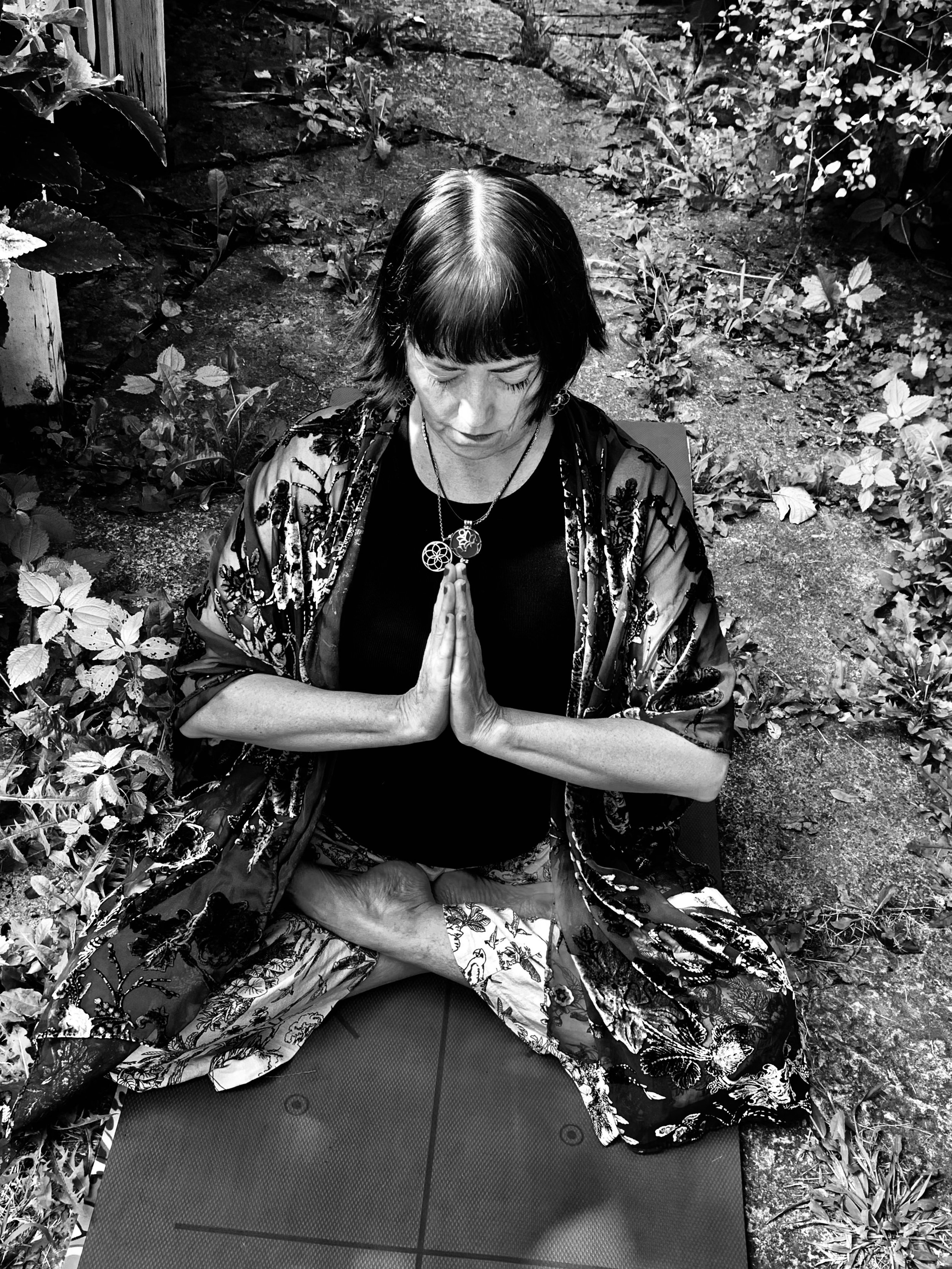 Yoga at the farm with Wendy