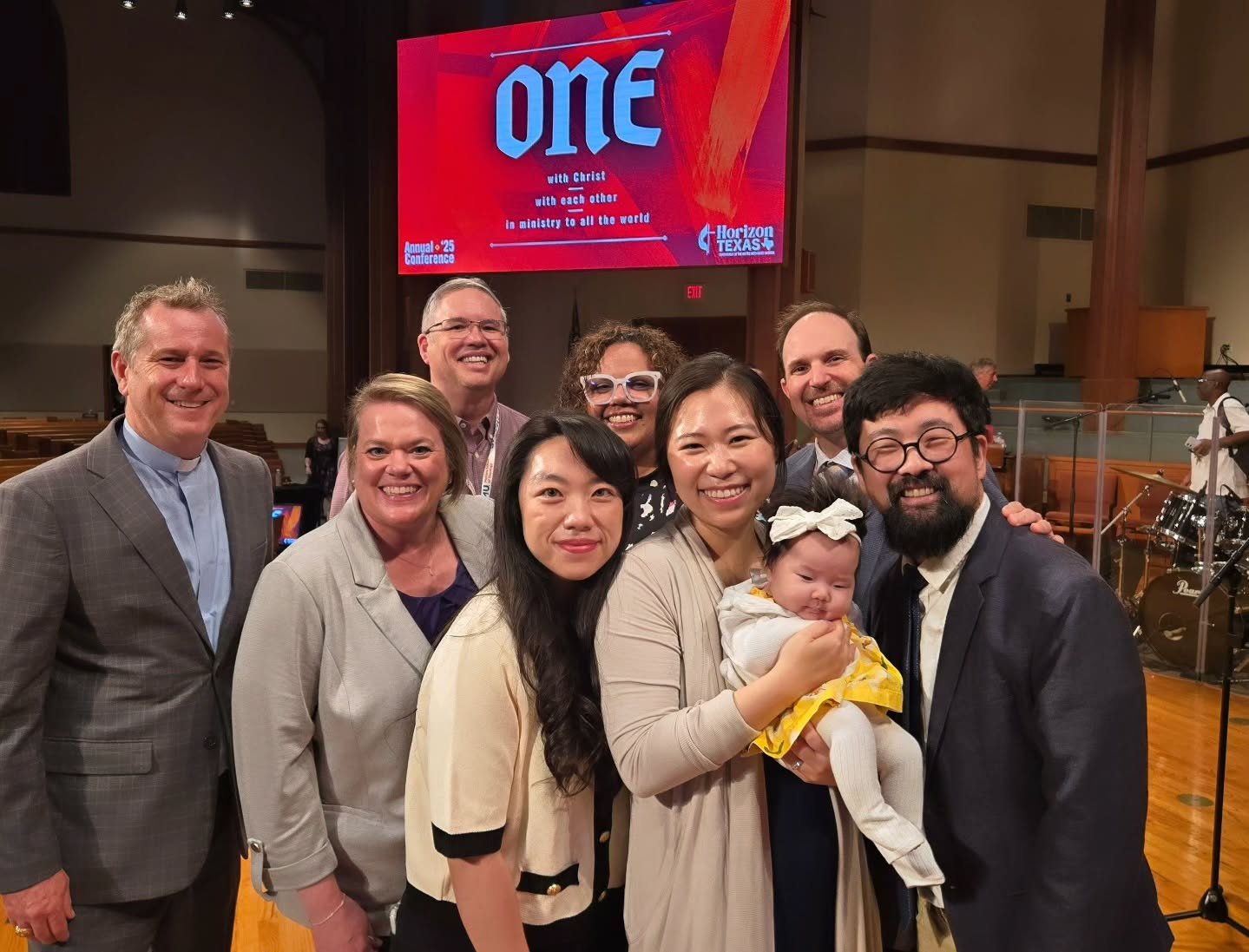 Tabitha Lahai was baptized last night at the annual conference opening worship service! ❤️ we are deeply grateful for the clouds of witnesses and for this opportunity to be surrounded by many who became our family. Special thanks to our dear friend P