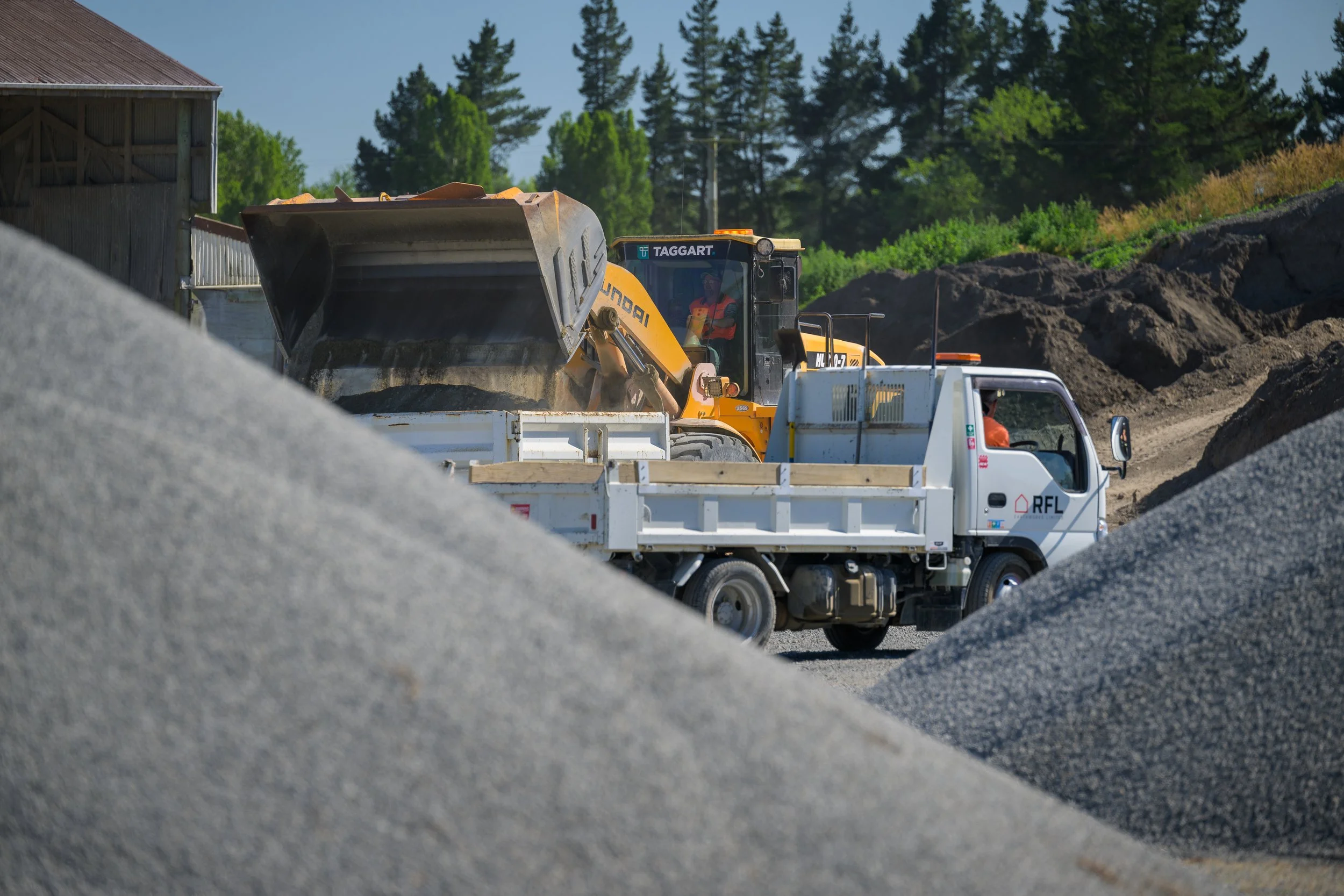 What happens to the material we remove from site?