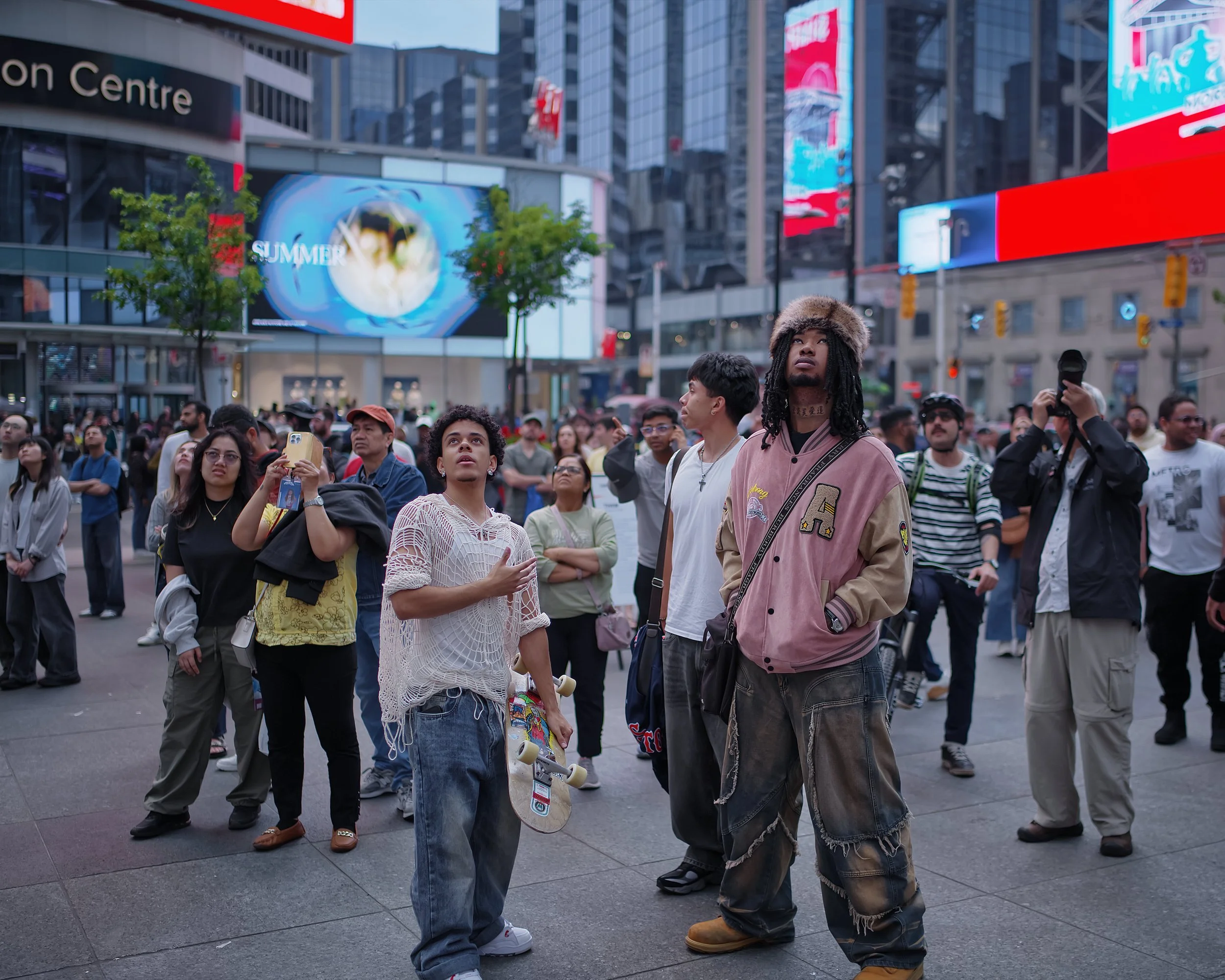 Audiences in Sankofa Square for THAW, Toronto, Canada (Luminato), image: Caleb Cudjoe