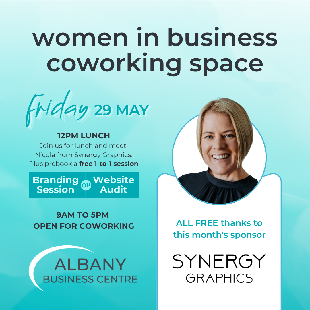 Women in Business Coworking Day – Sponsored by Synergy Graphics