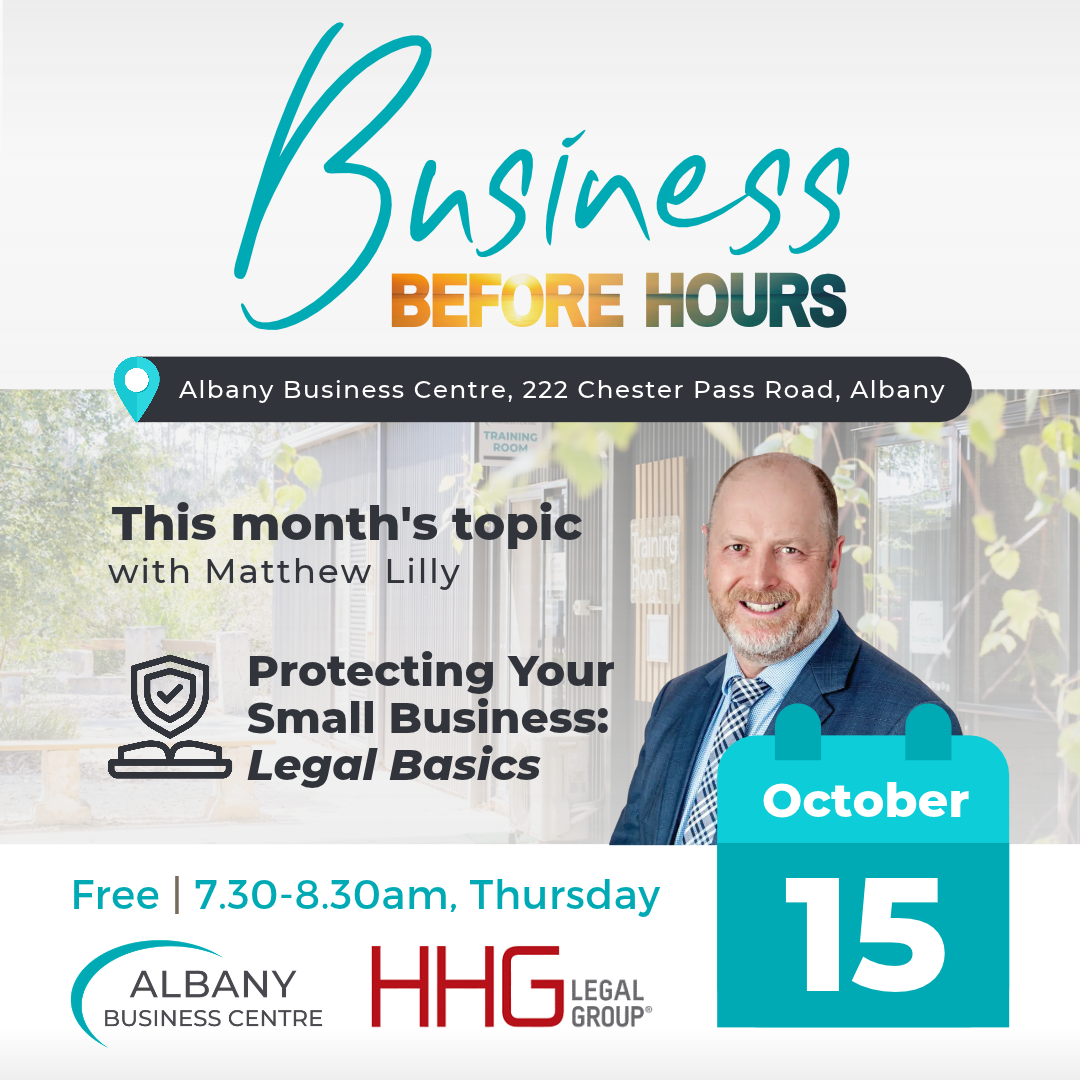Business Before Hours – Protecting Your Small Business: Legal Basics