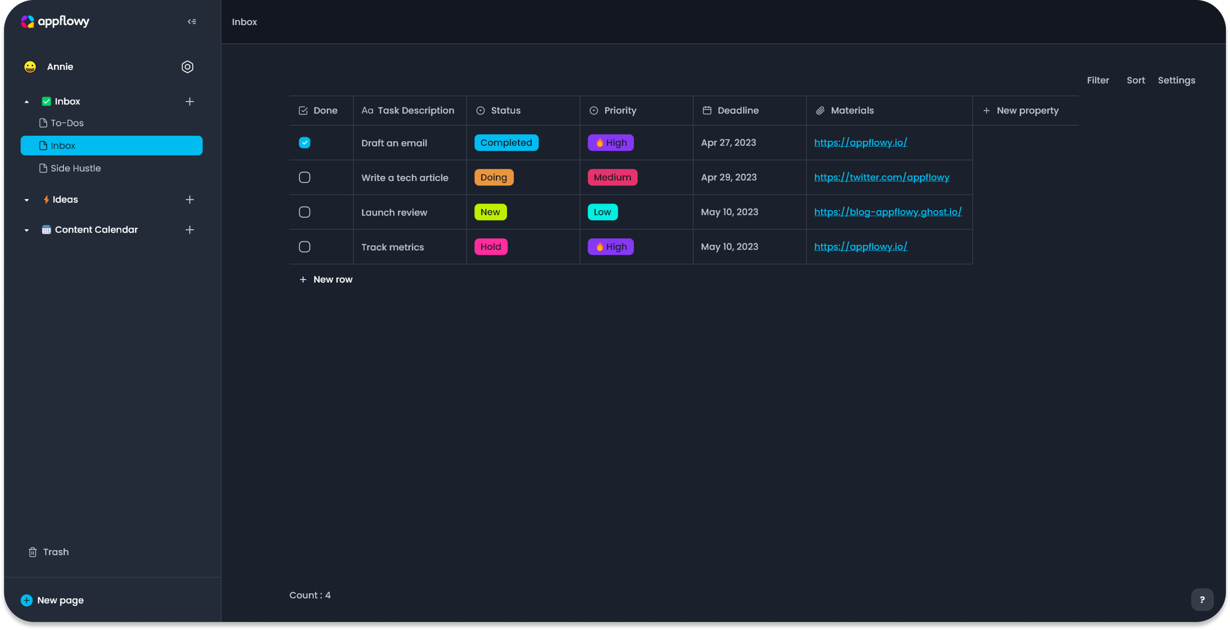 Appflowy io