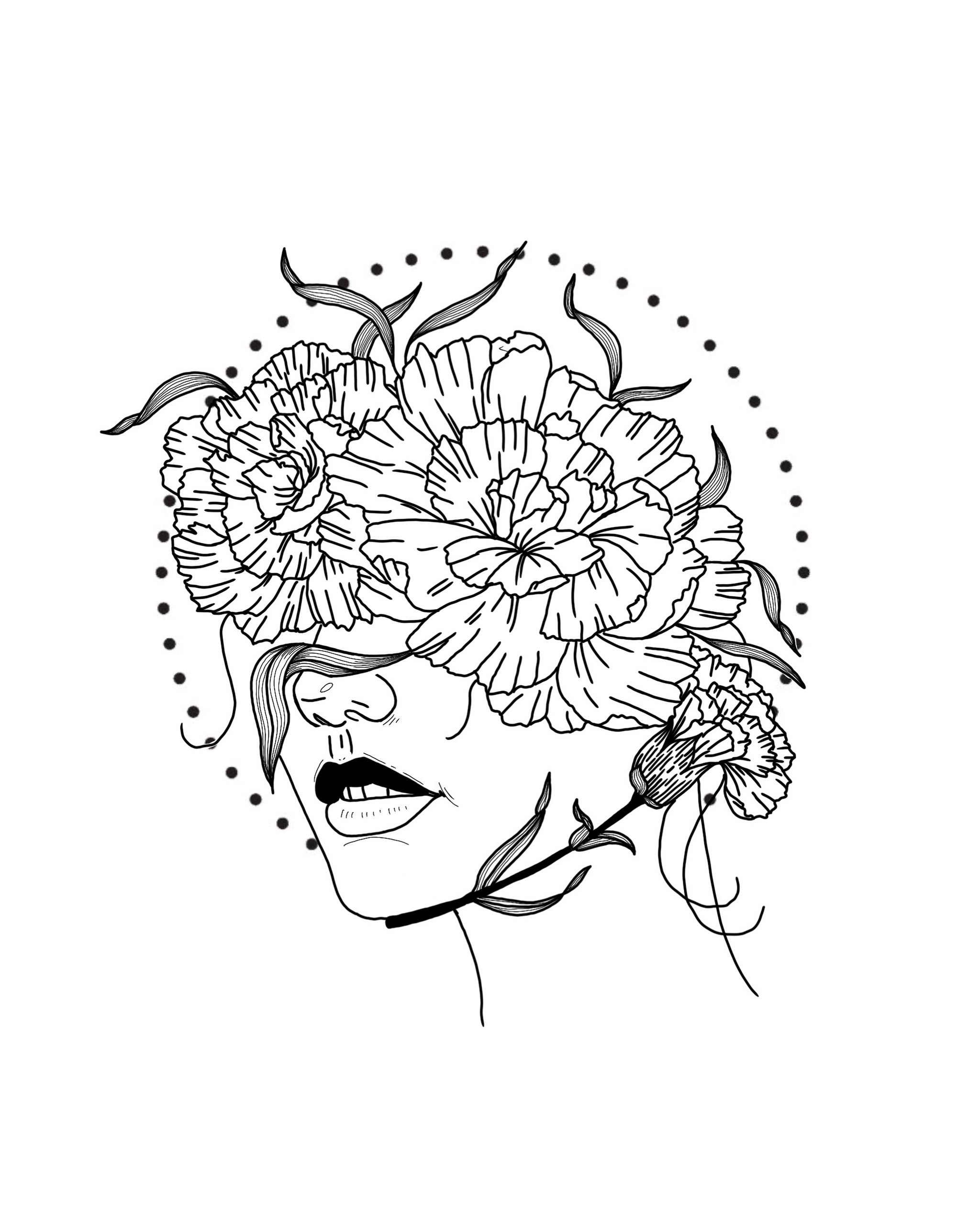 Flower Head 023