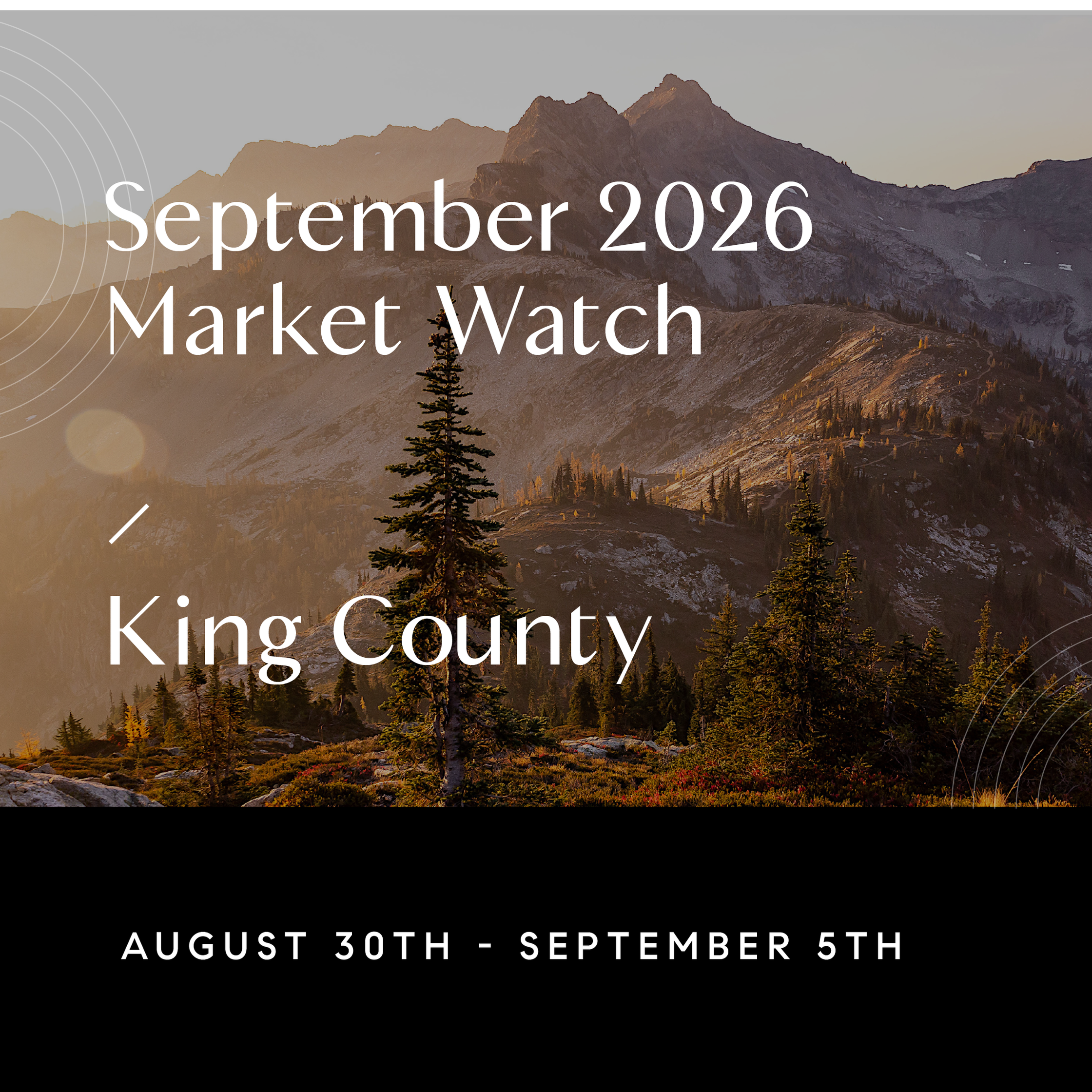 Weekly King County Market Watch 