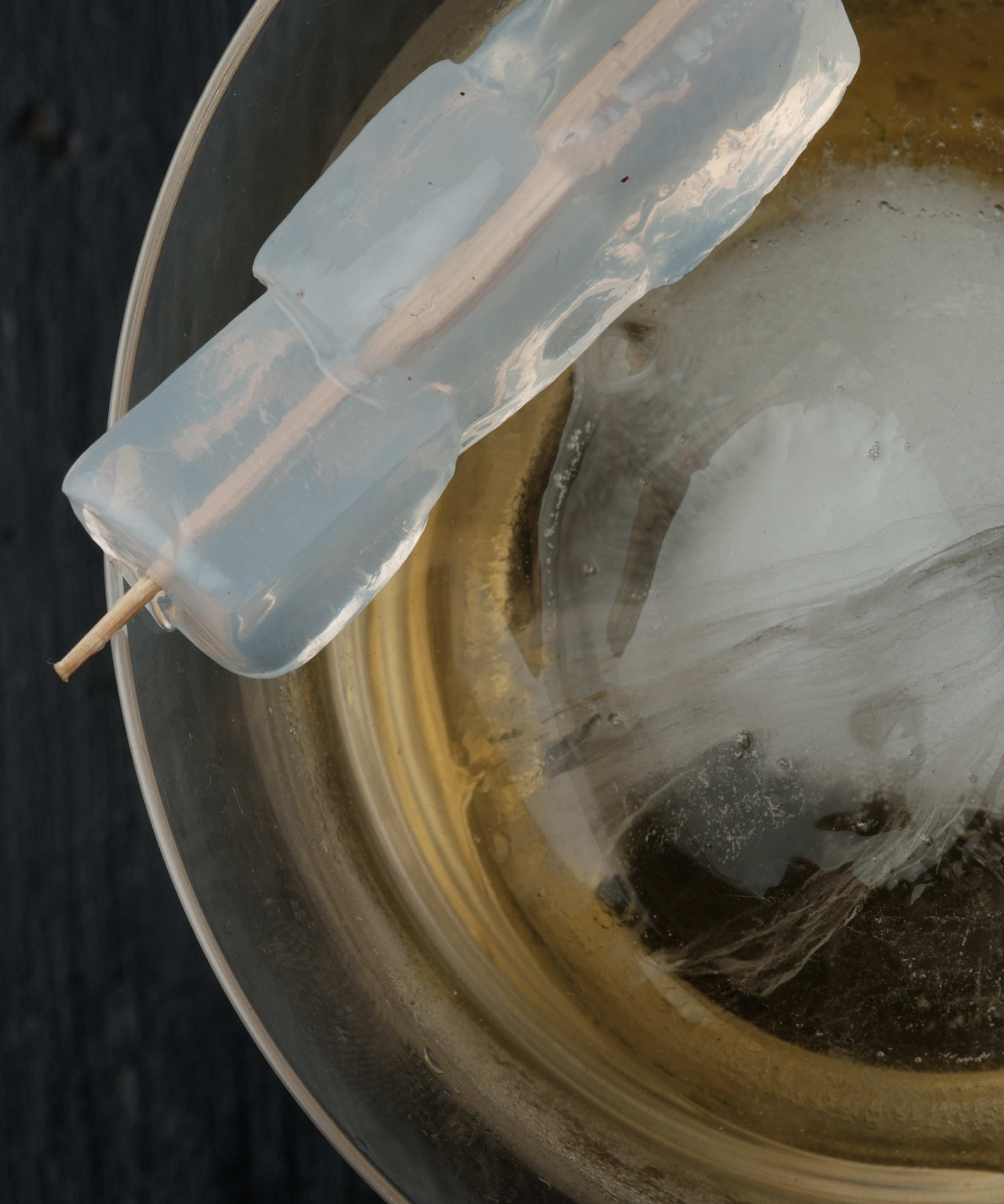 Close up of a signature cocktail served at Santanera rooftop bar in Canggu