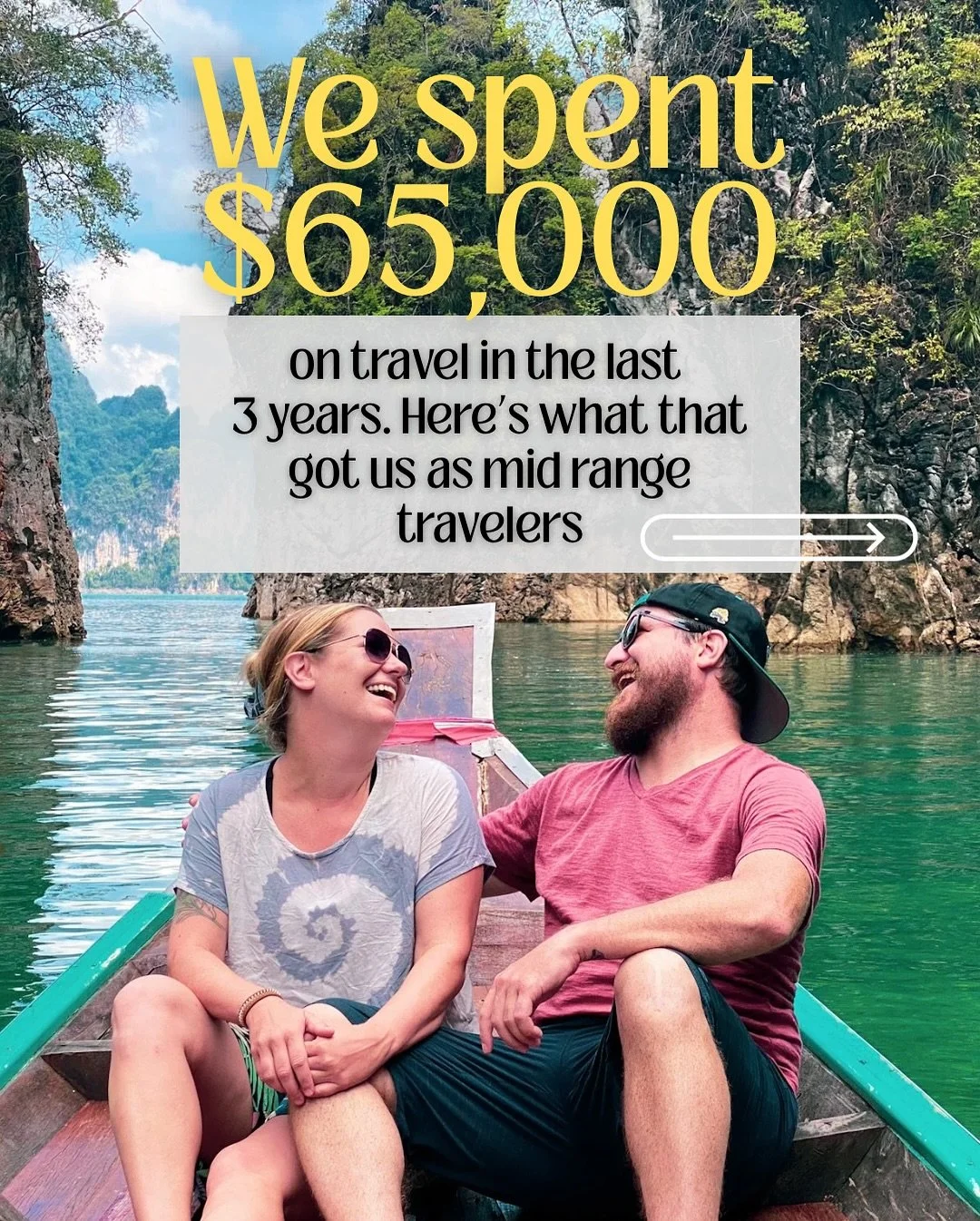 We’re not rich 🤑✈️
But we are really intentional about how we spend—and this is how far that money got us:
🗓 21 months abroad
🌍 30+ countries
💰 $38k in 2022 (SE Asia + Europe)
💰 $10k in 2023 (East Asia)
💰 $17k in 2024 (UK + Thailan