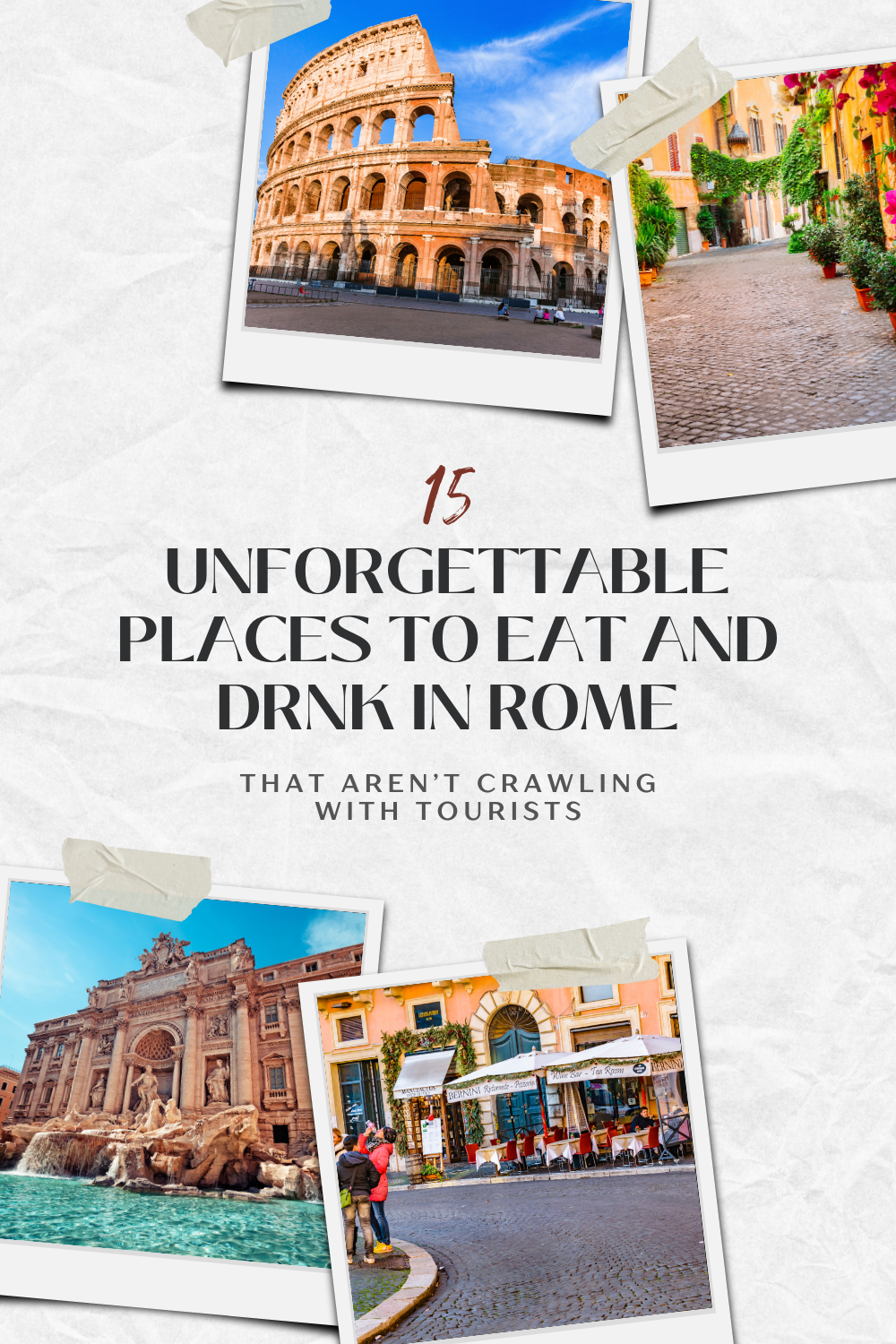 15 Unforgettable Dining and Drinking Spots in Rome — Evan and Lemon