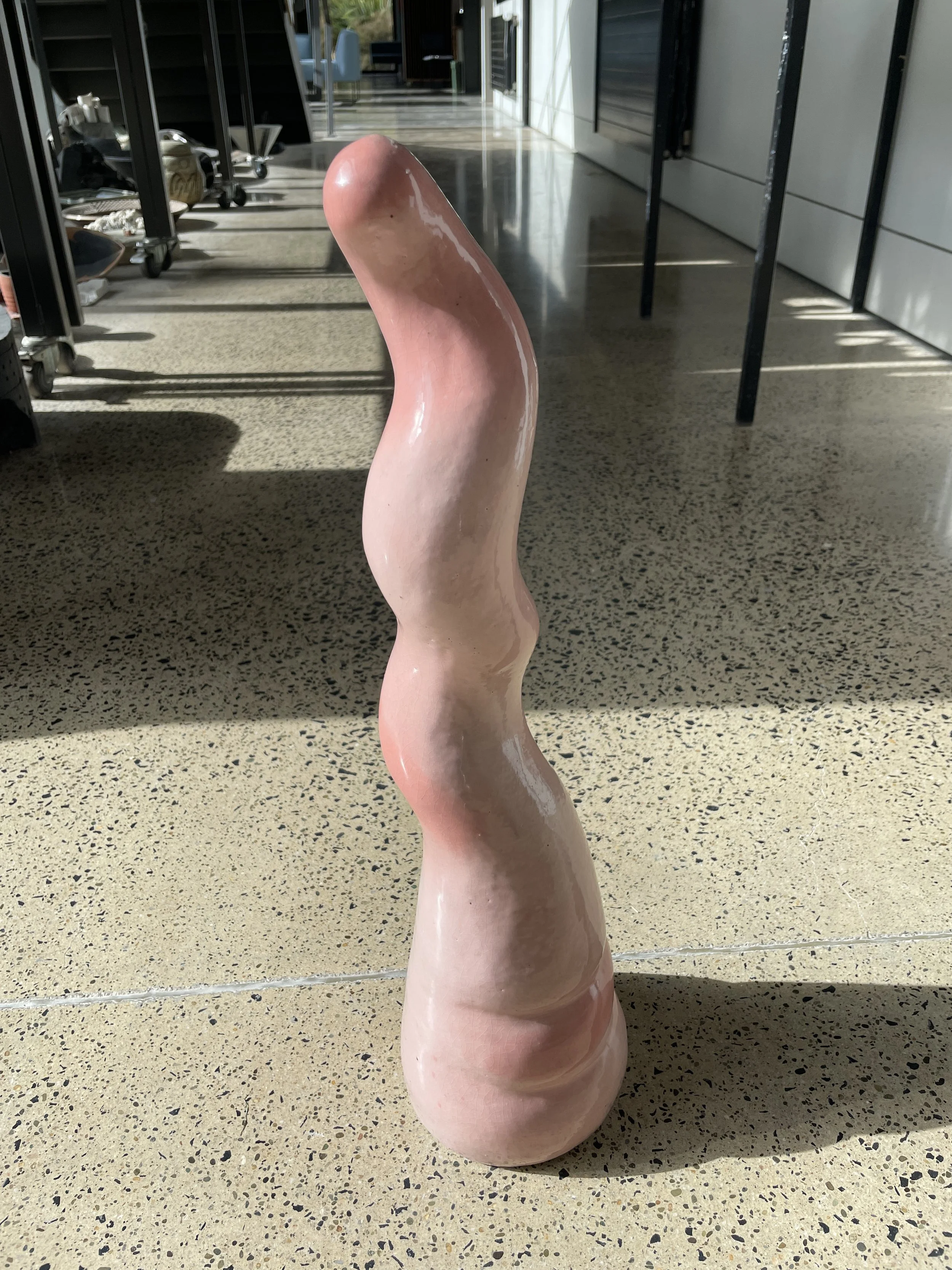 "Proud to be alive" 56cm x 13cm x 13cm. Hutch Gallery, April 2026