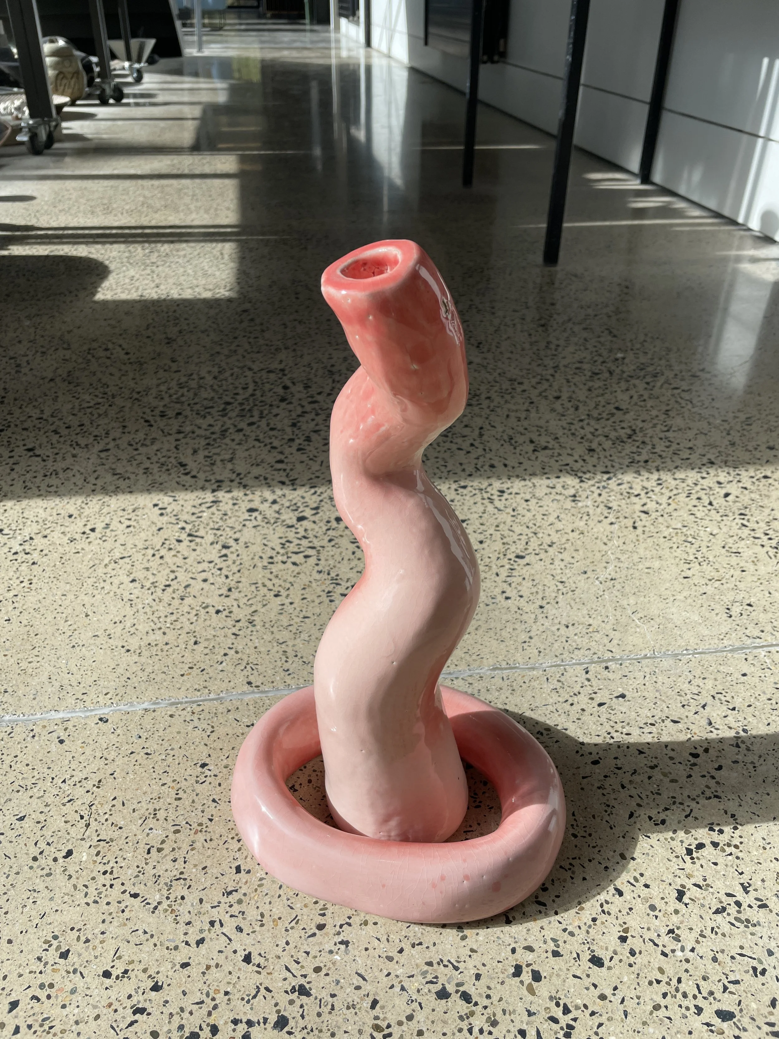 "Walking out of here in one piece/Don't care what comes after" 38cm x 21cm x 17cm. Hutch Gallery, April 2026