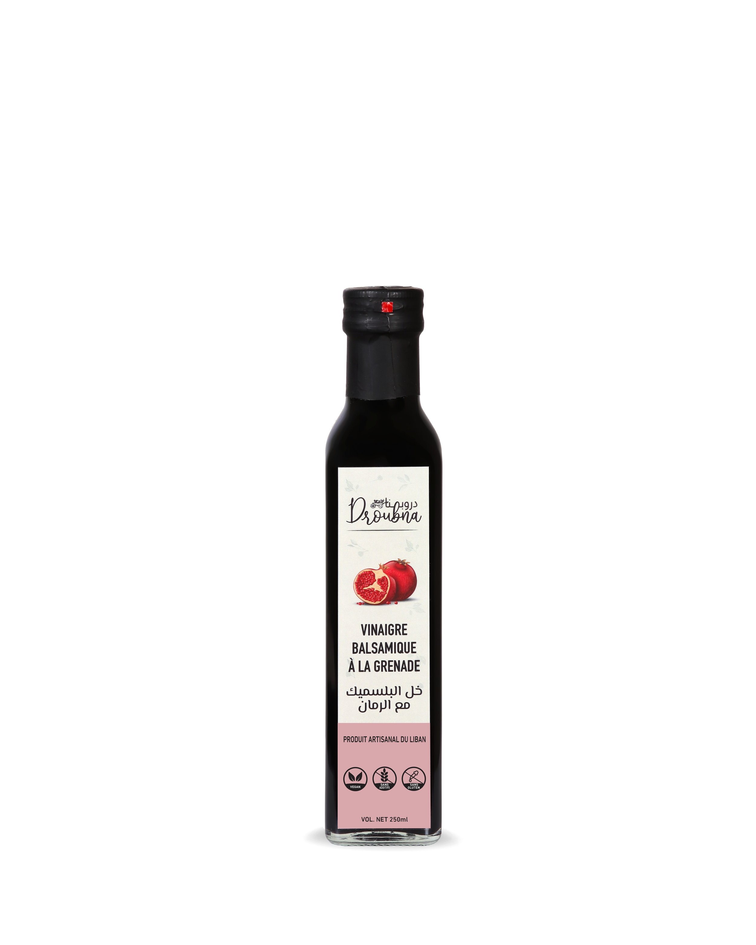 VINAIGRE BALSAMIQUE À LA GRENADE, 25cl