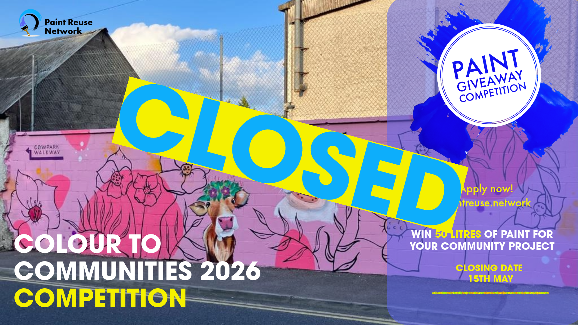Colour to Communities Giveaway is now CLOSED