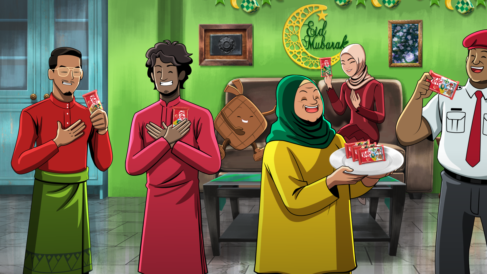 Nestlé Kit Kat - Hari Raya 2023 — Cartoon Hooligans